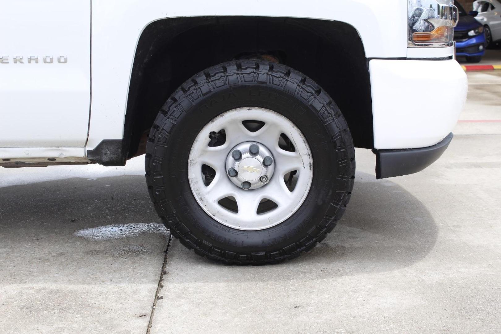 2019 White Chevrolet Silverado 1500 LD WT (2GCVKNEC7K1) with an EcoTec3 5.3L V-8 gasoline direct injection engine, located at 2401 E Main St., Grand Prairie, TX, 75050, (972) 262-4440, 32.748981, -96.969643 - Photo#9