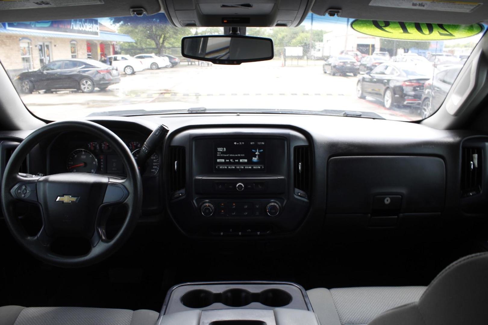 2019 White Chevrolet Silverado 1500 LD WT (2GCVKNEC7K1) with an EcoTec3 5.3L V-8 gasoline direct injection engine, located at 2401 E Main St., Grand Prairie, TX, 75050, (972) 262-4440, 32.748981, -96.969643 - Photo#15