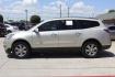2017 Gold Chevrolet Traverse 2LT (1GNKRHKD0HJ) with an 3.6L V-6 gasoline direct injection engine, located at 2401 E Main St., Grand Prairie, TX, 75050, (972) 262-4440, 32.748981, -96.969643 - Photo#2