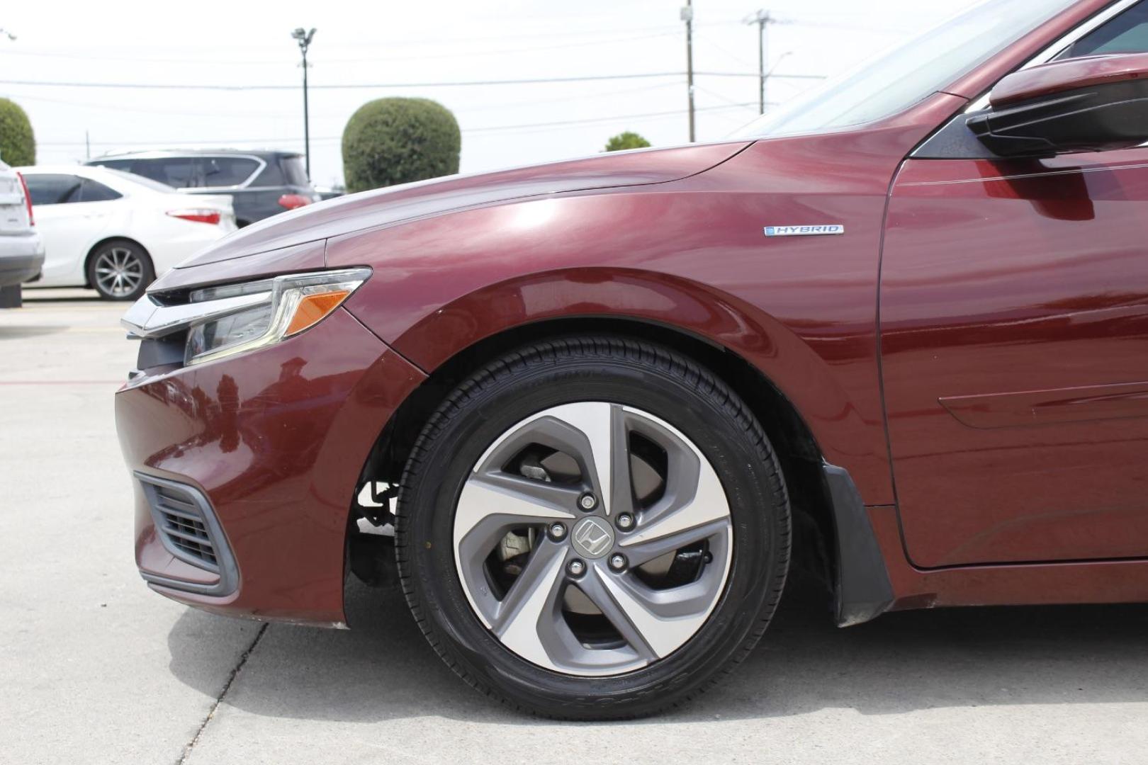 2019 Red Honda Insight LX (19XZE4F14KE) with an 1.5L I-4 DOHC engine, located at 2401 E Main St., Grand Prairie, TX, 75050, (972) 262-4440, 32.748981, -96.969643 - Photo#3