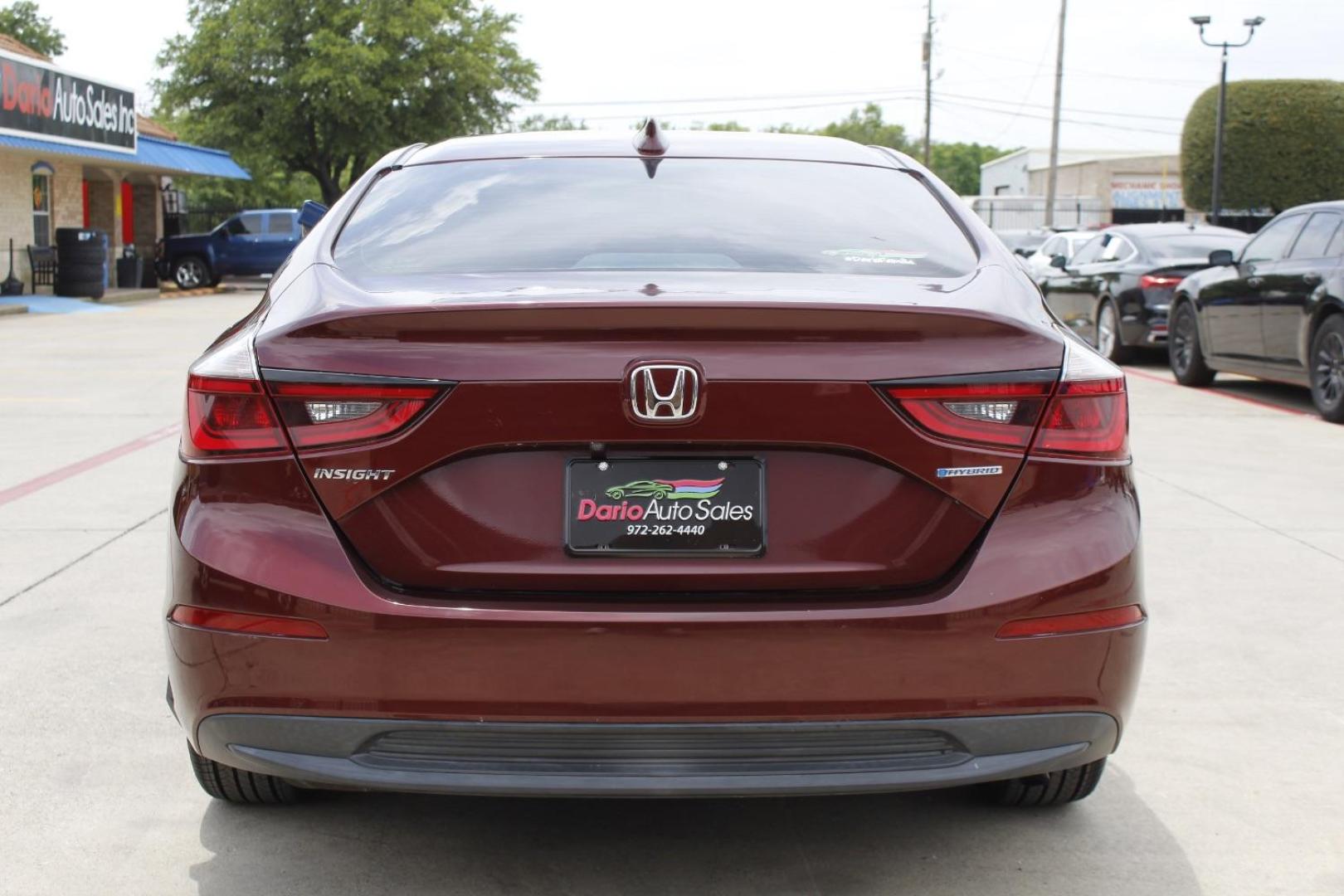 2019 Red Honda Insight LX (19XZE4F14KE) with an 1.5L I-4 DOHC engine, located at 2401 E Main St., Grand Prairie, TX, 75050, (972) 262-4440, 32.748981, -96.969643 - Photo#6