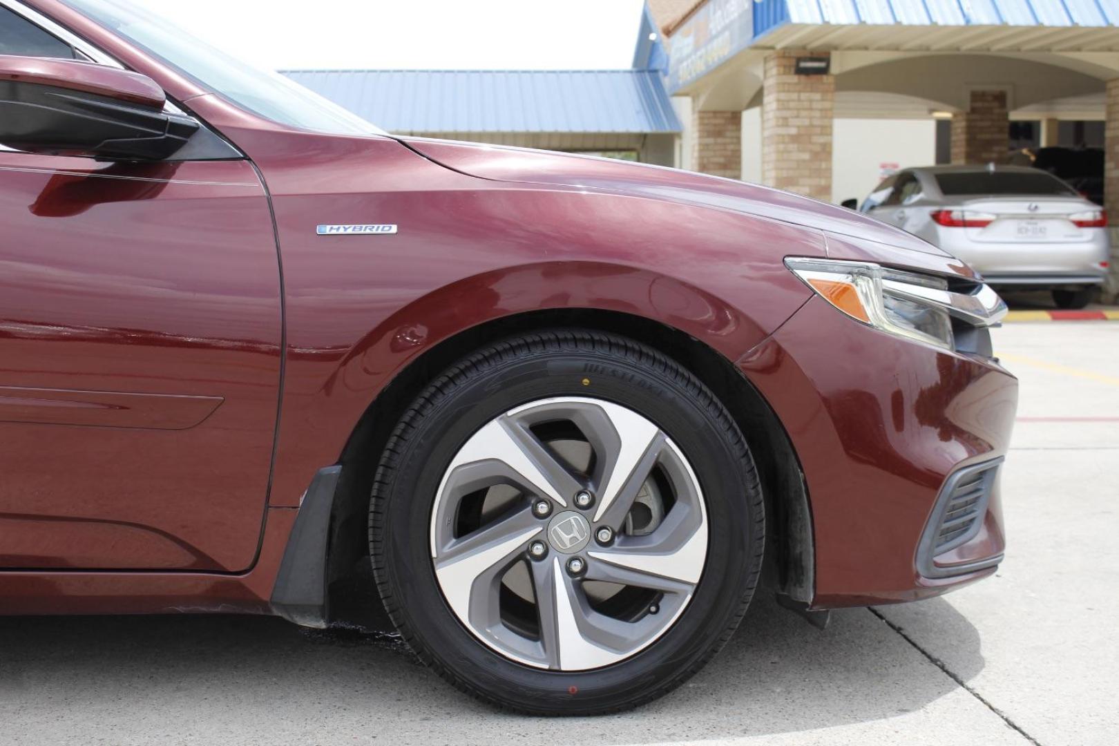 2019 Red Honda Insight LX (19XZE4F14KE) with an 1.5L I-4 DOHC engine, located at 2401 E Main St., Grand Prairie, TX, 75050, (972) 262-4440, 32.748981, -96.969643 - Photo#10