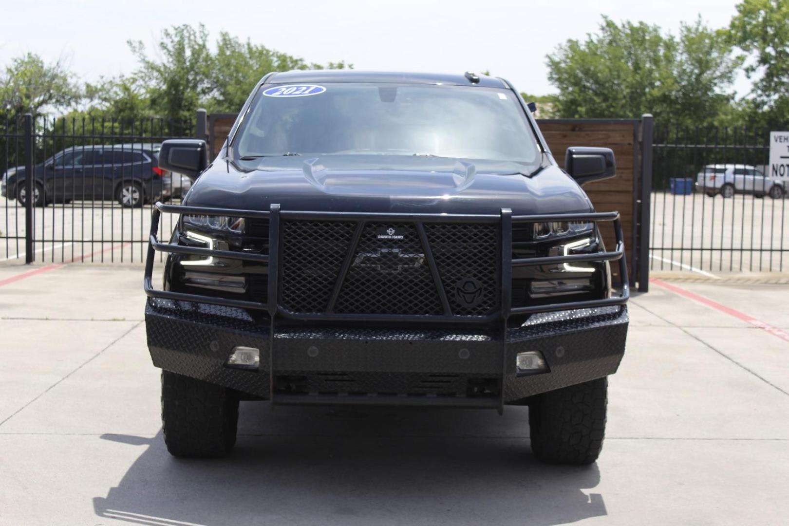 2021 Black Chevrolet Silverado 1500 4WD Crew Cab Short Bed RST (3GCUYEED3MG) , located at 2401 E Main St., Grand Prairie, TX, 75050, (972) 262-4440, 32.748981, -96.969643 - Photo#0