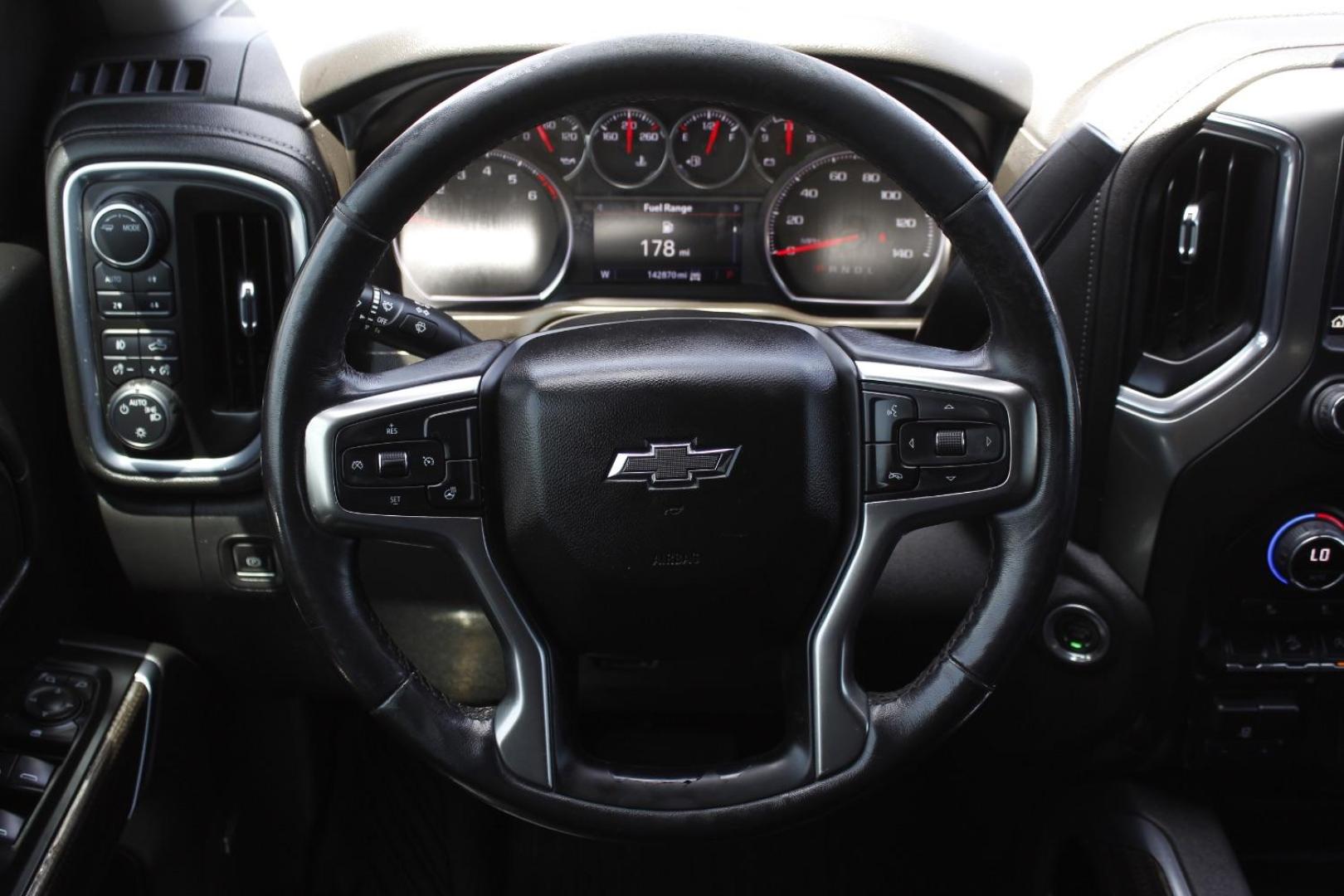 2021 Black Chevrolet Silverado 1500 4WD Crew Cab Short Bed RST (3GCUYEED3MG) , located at 2401 E Main St., Grand Prairie, TX, 75050, (972) 262-4440, 32.748981, -96.969643 - Photo#21
