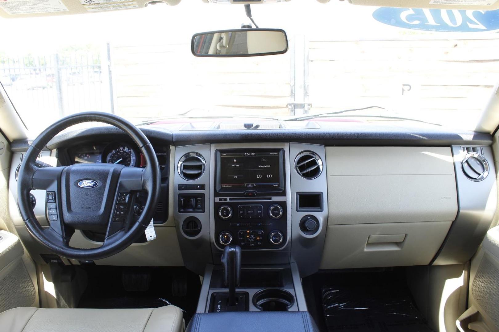2015 Red Ford Expedition XLT (1FMJU1HT7FE) with an EcoBoost 3.5L V-6 gasoline direct injection engine, located at 2401 E Main St., Grand Prairie, TX, 75050, (972) 262-4440, 32.748981, -96.969643 - Photo#16