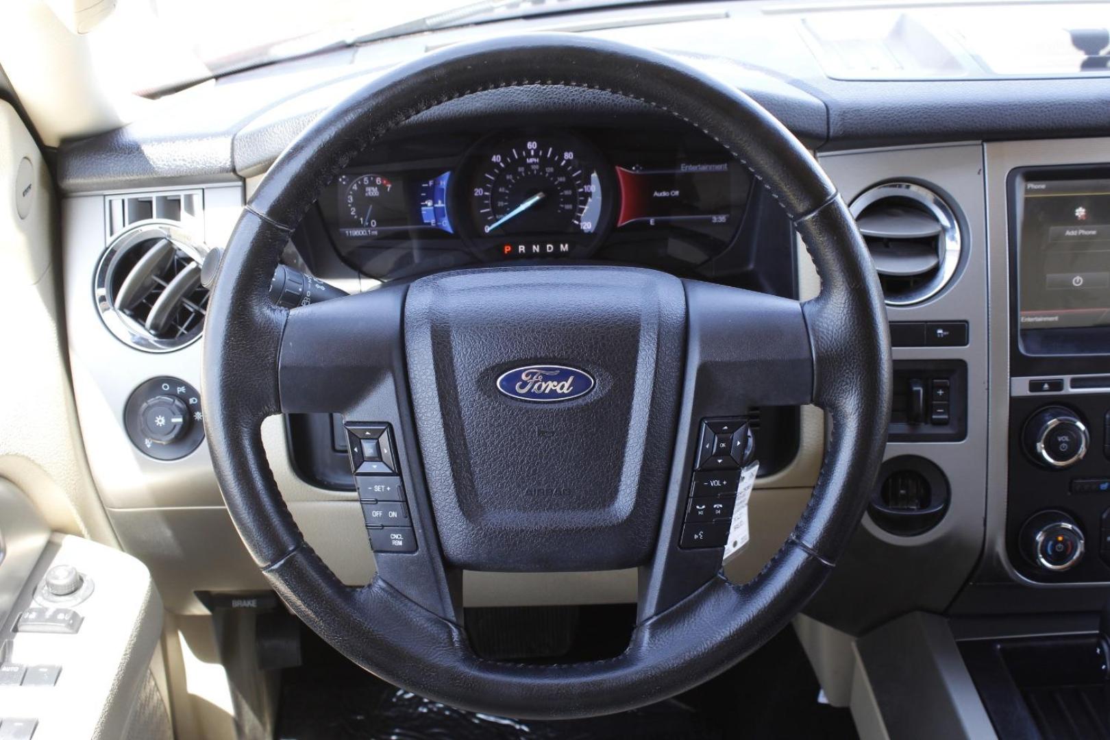 2015 Red Ford Expedition XLT (1FMJU1HT7FE) with an EcoBoost 3.5L V-6 gasoline direct injection engine, located at 2401 E Main St., Grand Prairie, TX, 75050, (972) 262-4440, 32.748981, -96.969643 - Photo#23