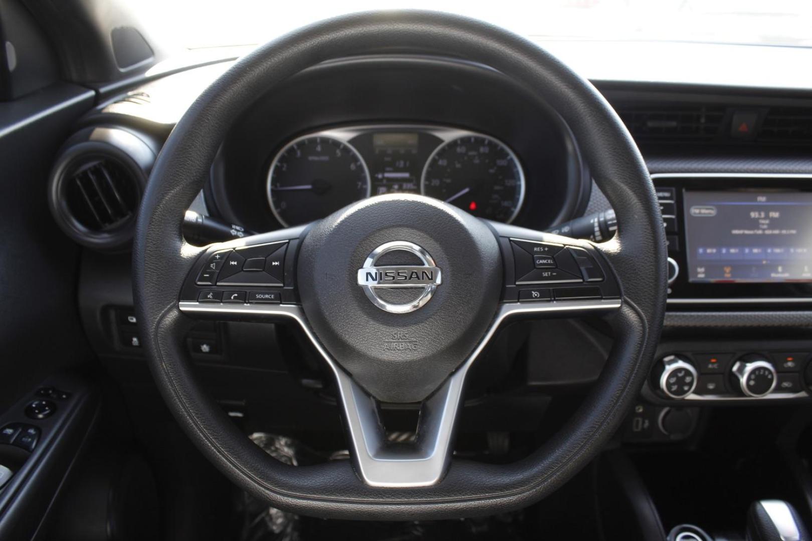 2020 Gray Nissan Kicks S Xtronic CVT (3N1CP5BV8LL) with an 1.6L I-4 DOHC engine, located at 2401 E Main St., Grand Prairie, TX, 75050, (972) 262-4440, 32.748981, -96.969643 - Photo#13