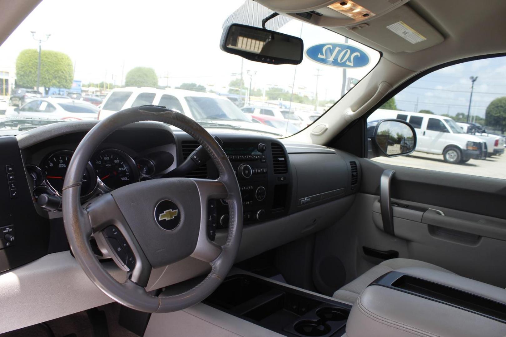 2012 Black Chevrolet Silverado 1500 LT Ext. Cab Long Box 2WD (1GCRCSE08CZ) with an 5.3L V8 OHV 16V FFV engine, 6-Speed Automatic transmission, located at 2401 E Main St., Grand Prairie, TX, 75050, (972) 262-4440, 32.748981, -96.969643 - Photo#13