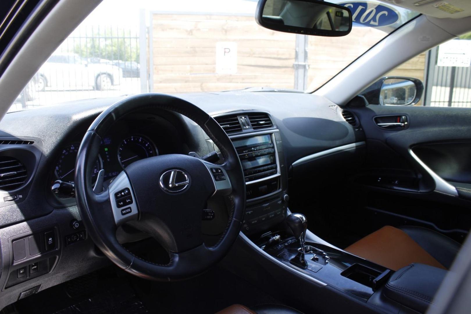 2013 Black Lexus IS 250 (JTHBF5C26D5) , located at 2401 E Main St., Grand Prairie, TX, 75050, (972) 262-4440, 32.748981, -96.969643 - Photo#10
