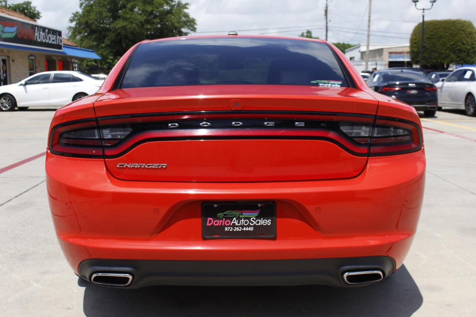 2020 Orange Dodge Charger SXT RWD (2C3CDXBG1LH) with an Pentastar 3.6L V-6 DOHC engine, located at 2401 E Main St., Grand Prairie, TX, 75050, (972) 262-4440, 32.748981, -96.969643 - Photo#6
