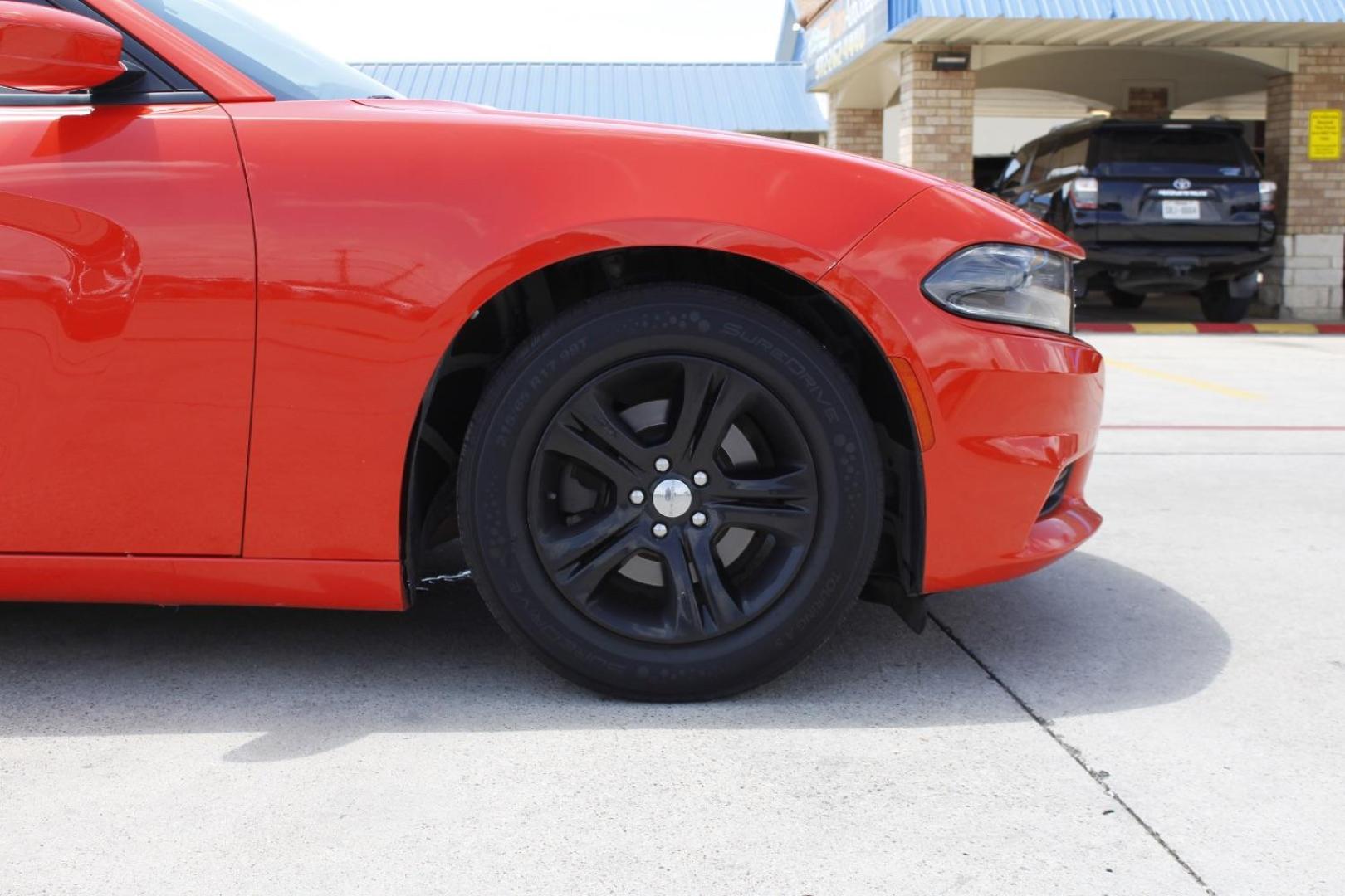 2020 Orange Dodge Charger SXT RWD (2C3CDXBG1LH) with an Pentastar 3.6L V-6 DOHC engine, located at 2401 E Main St., Grand Prairie, TX, 75050, (972) 262-4440, 32.748981, -96.969643 - Photo#9