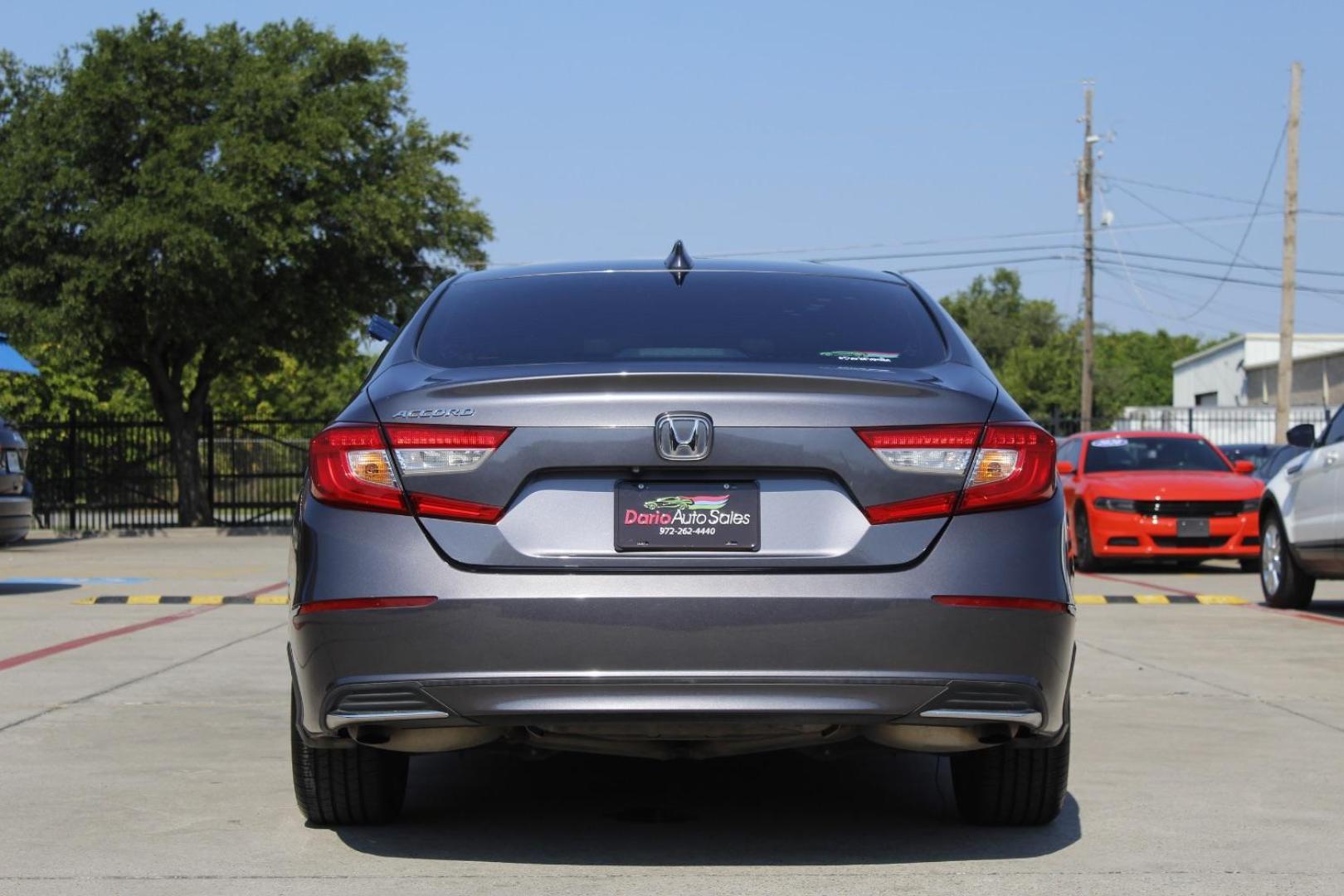 2019 Gray Honda Accord EX-L (1HGCV1F5XKA) with an 1.5L I-4 gasoline direct injection engine, located at 2401 E Main St., Grand Prairie, TX, 75050, (972) 262-4440, 32.748981, -96.969643 - Photo#7