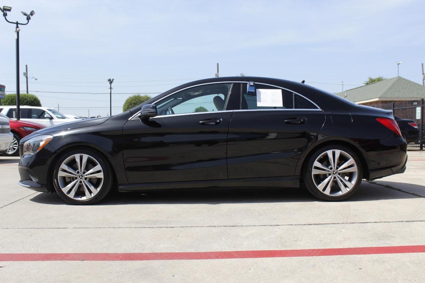 2018 Black Mercedes-Benz CLA 250 (WDDSJ4EB6JN) , located at 2401 E Main St., Grand Prairie, TX, 75050, (972) 262-4440, 32.748981, -96.969643 - Photo#2