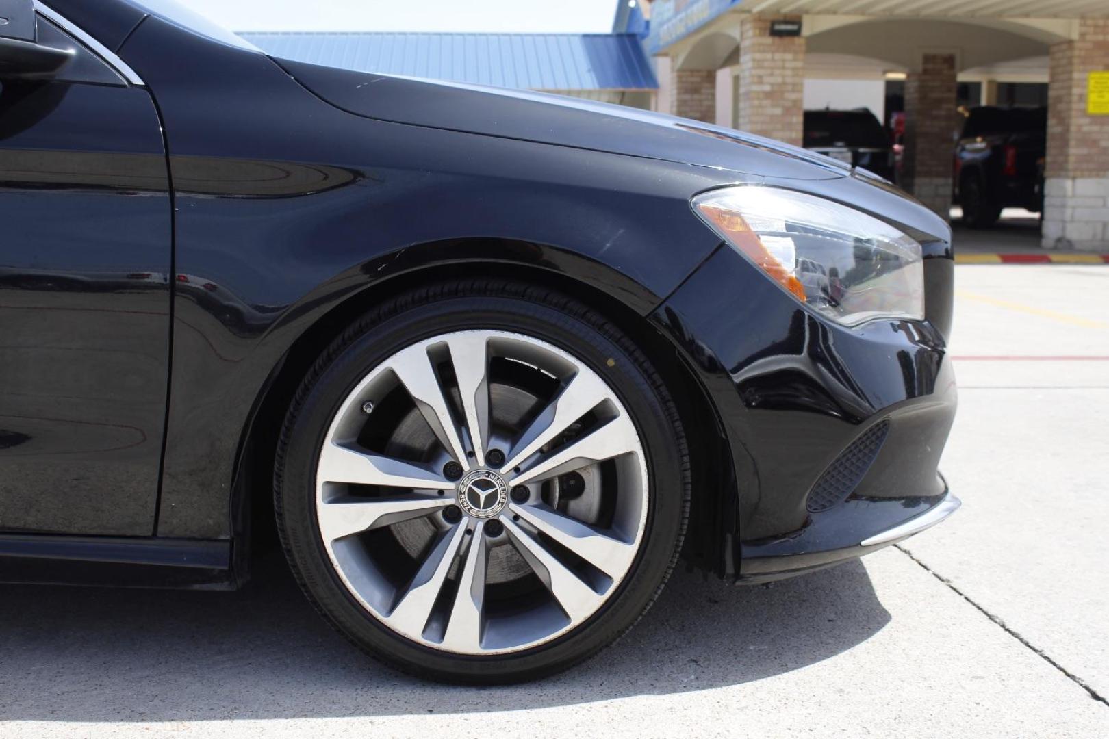 2018 Black Mercedes-Benz CLA 250 (WDDSJ4EB6JN) , located at 2401 E Main St., Grand Prairie, TX, 75050, (972) 262-4440, 32.748981, -96.969643 - Photo#8