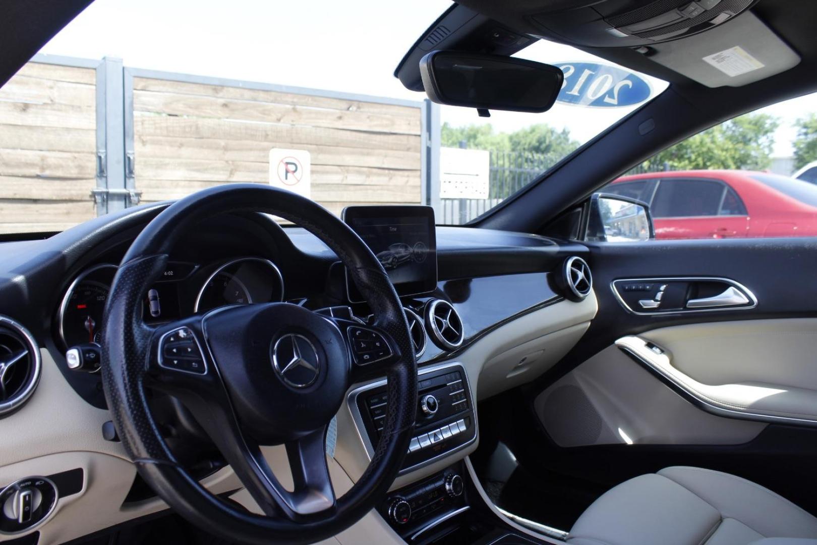 2018 Black Mercedes-Benz CLA 250 (WDDSJ4EB6JN) , located at 2401 E Main St., Grand Prairie, TX, 75050, (972) 262-4440, 32.748981, -96.969643 - Photo#10