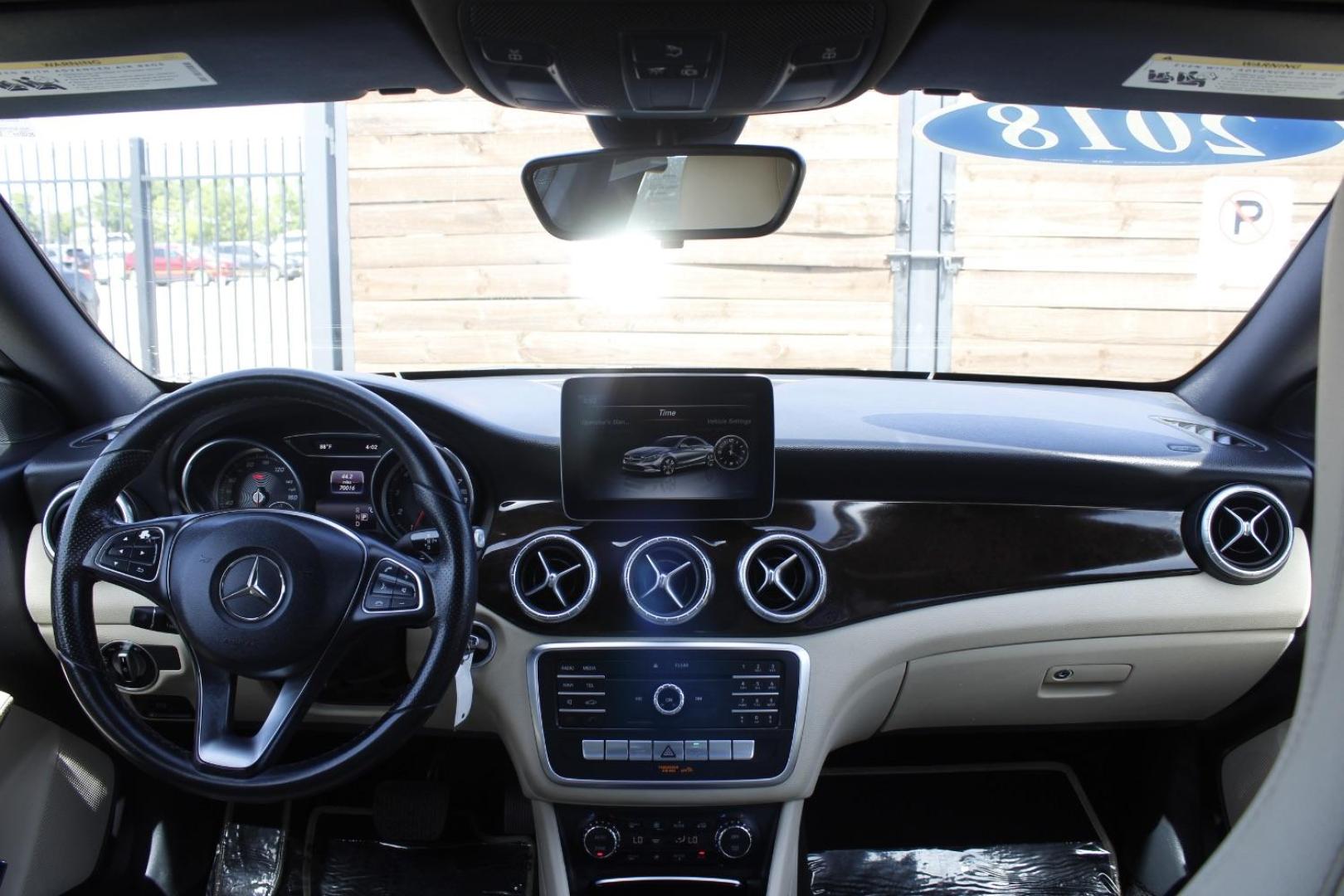 2018 Black Mercedes-Benz CLA 250 (WDDSJ4EB6JN) , located at 2401 E Main St., Grand Prairie, TX, 75050, (972) 262-4440, 32.748981, -96.969643 - Photo#13