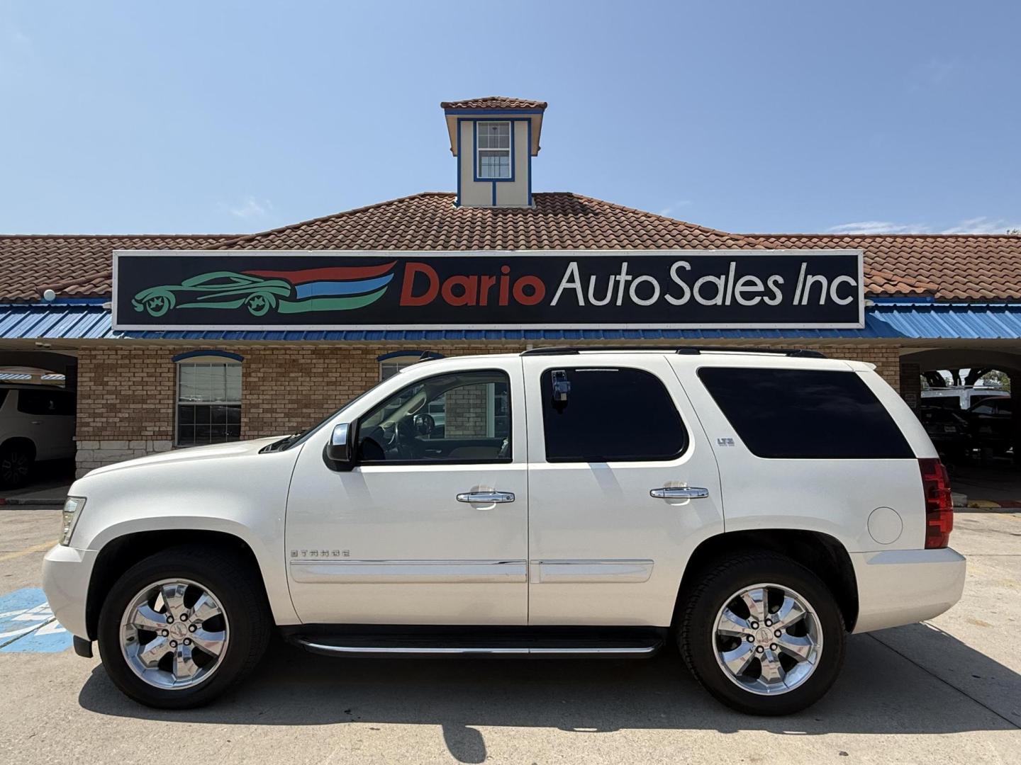 2008 White Chevrolet Tahoe (1GNFC13028R) , located at 2401 E Main St., Grand Prairie, TX, 75050, (972) 262-4440, 32.748981, -96.969643 - Photo#3