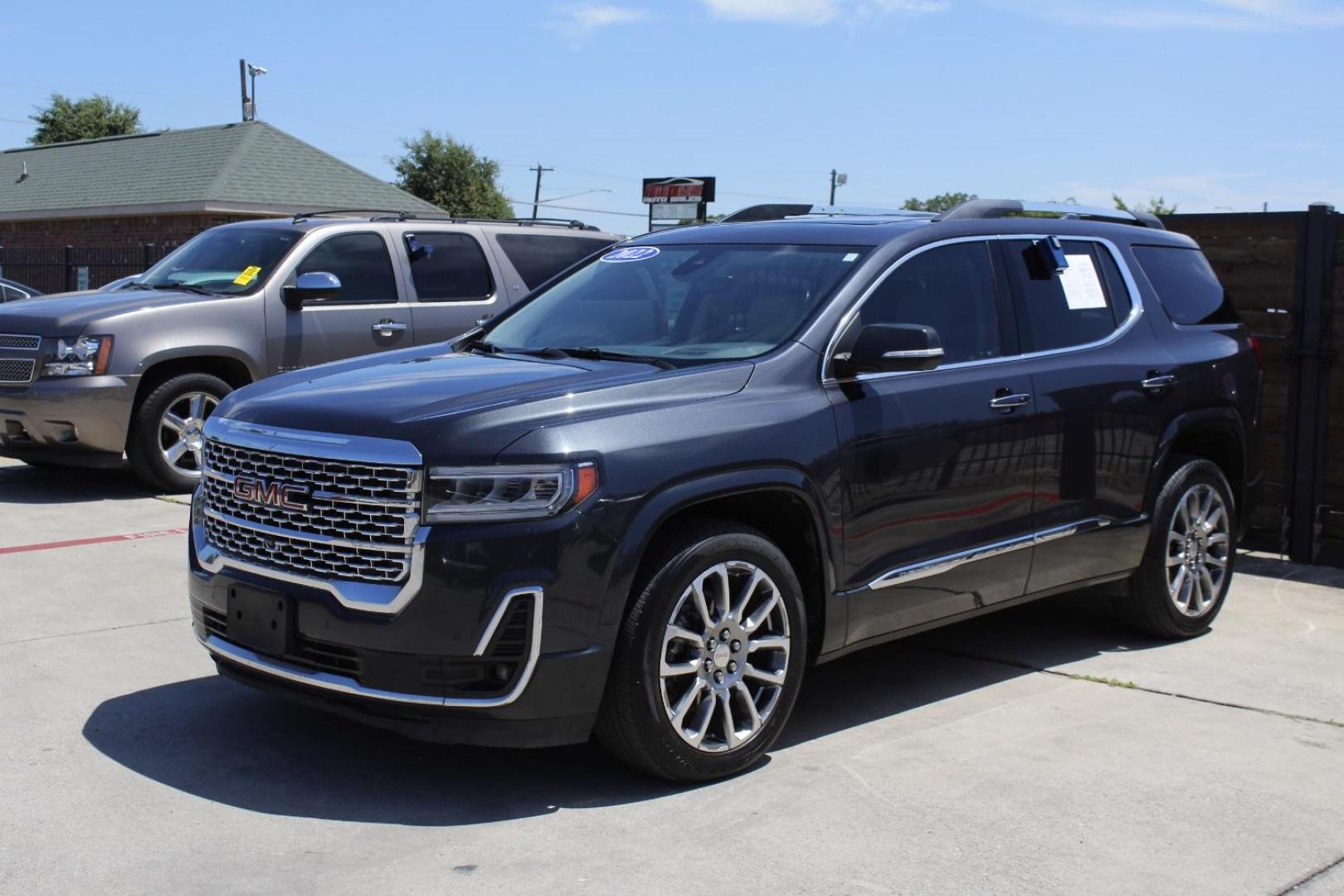 2022 Green GMC Acadia FWD Denali (1GKKNPLS2NZ) , located at 2401 E Main St., Grand Prairie, TX, 75050, (972) 262-4440, 32.748981, -96.969643 - Photo#2