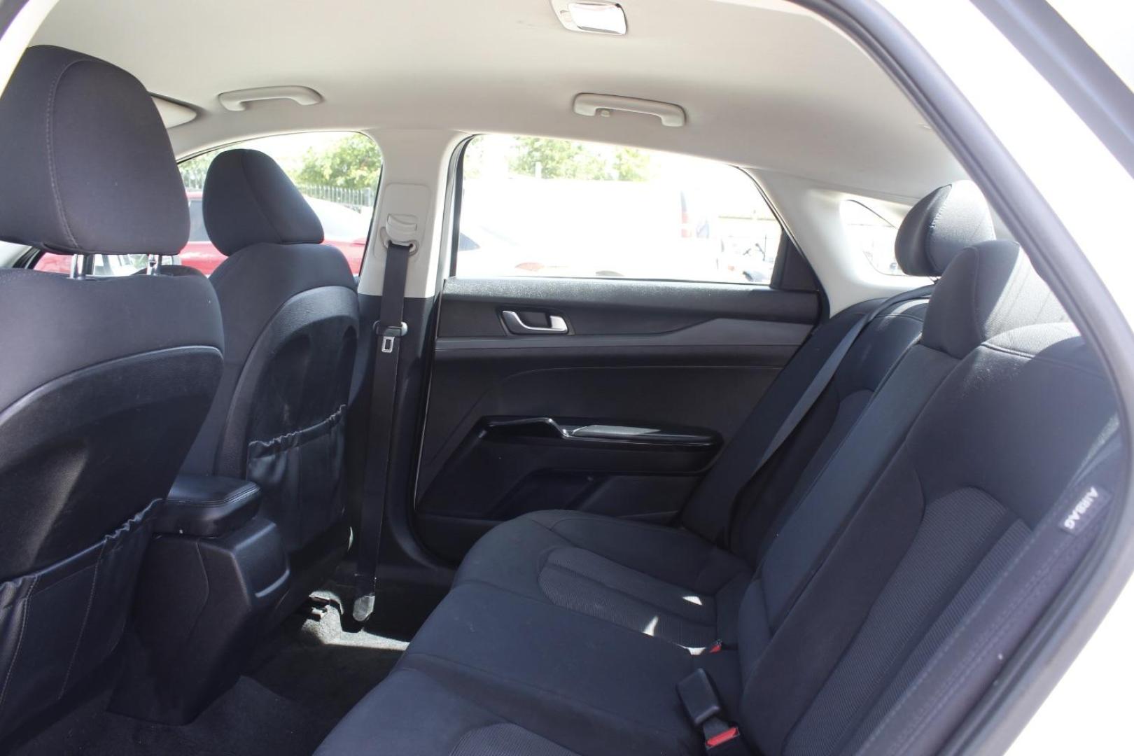 2021 White Kia K5 LXS (5XXG14J23MG) with an Gamma-II 1.6L I-4 gasoline direct injection engine, located at 2401 E Main St., Grand Prairie, TX, 75050, (972) 262-4440, 32.748981, -96.969643 - Photo#13