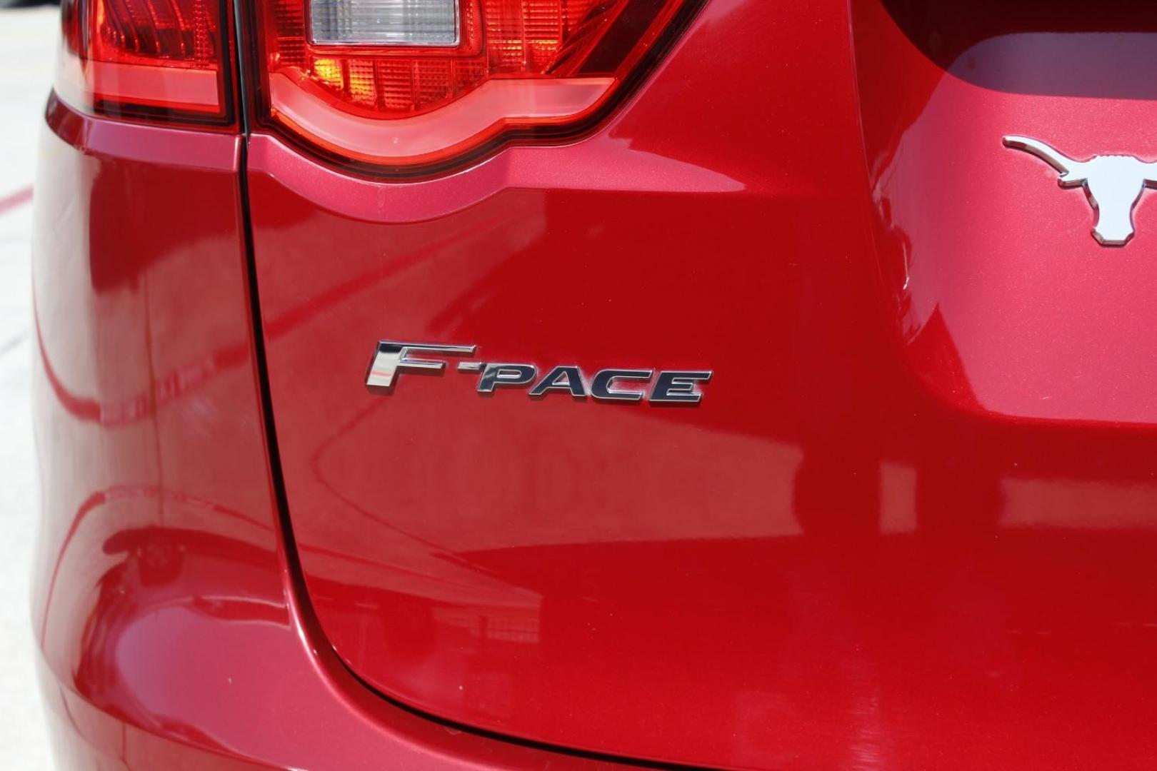 2018 Red Jaguar F-PACE 25t Prestige (SADCK2FX3JA) with an Ingenium 2L I-4 gasoline direct injection engine, located at 2401 E Main St., Grand Prairie, TX, 75050, (972) 262-4440, 32.748981, -96.969643 - Photo#5
