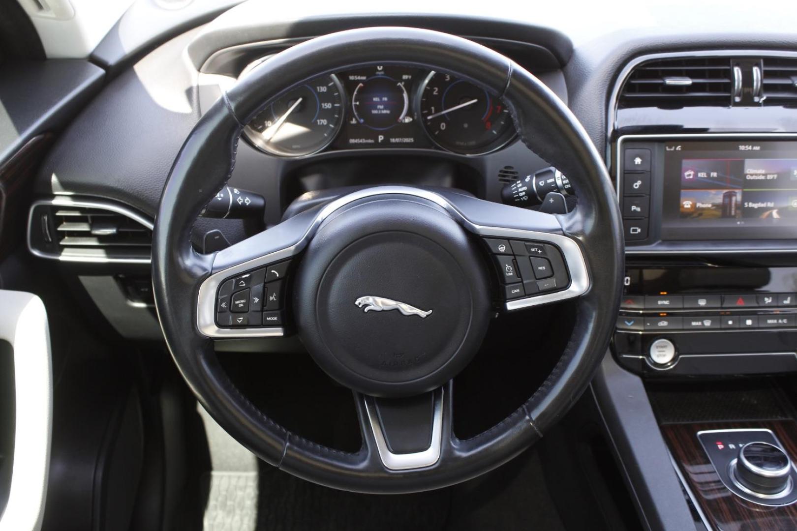 2018 Red Jaguar F-PACE 25t Prestige (SADCK2FX3JA) with an Ingenium 2L I-4 gasoline direct injection engine, located at 2401 E Main St., Grand Prairie, TX, 75050, (972) 262-4440, 32.748981, -96.969643 - Photo#22