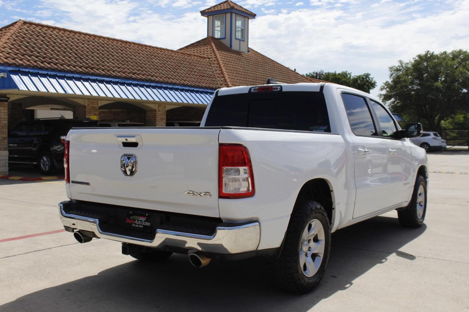 2019 White Ram 1500 Big Horn/Lone Star Crew Cab 4x4 5'7 Box (1C6SRFFT2KN) , located at 2401 E Main St., Grand Prairie, TX, 75050, (972) 262-4440, 32.748981, -96.969643 - Photo#6