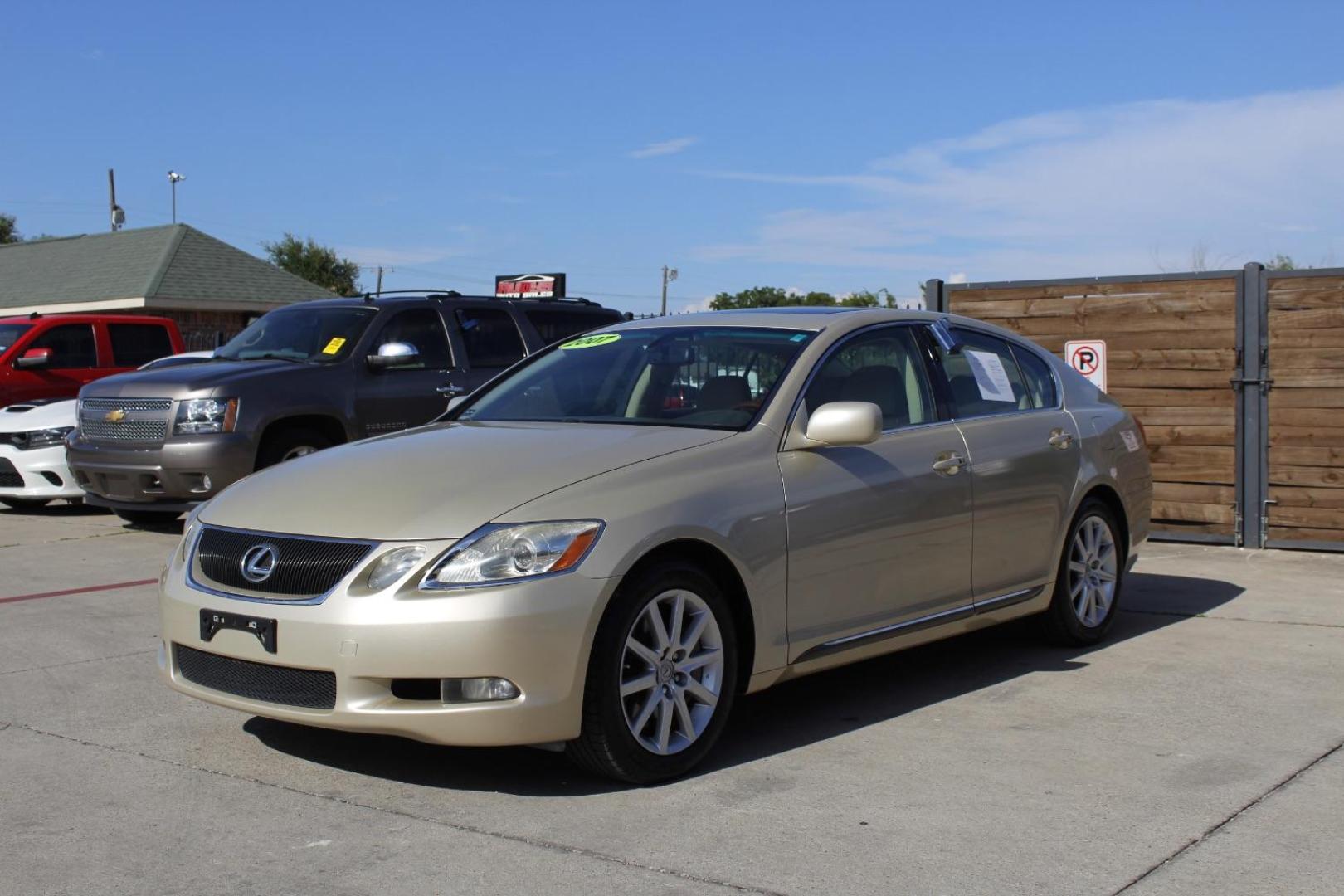 2007 Gold Lexus GS 350 (JTHBE96S270) , located at 2401 E Main St., Grand Prairie, TX, 75050, (972) 262-4440, 32.748981, -96.969643 - Photo#1