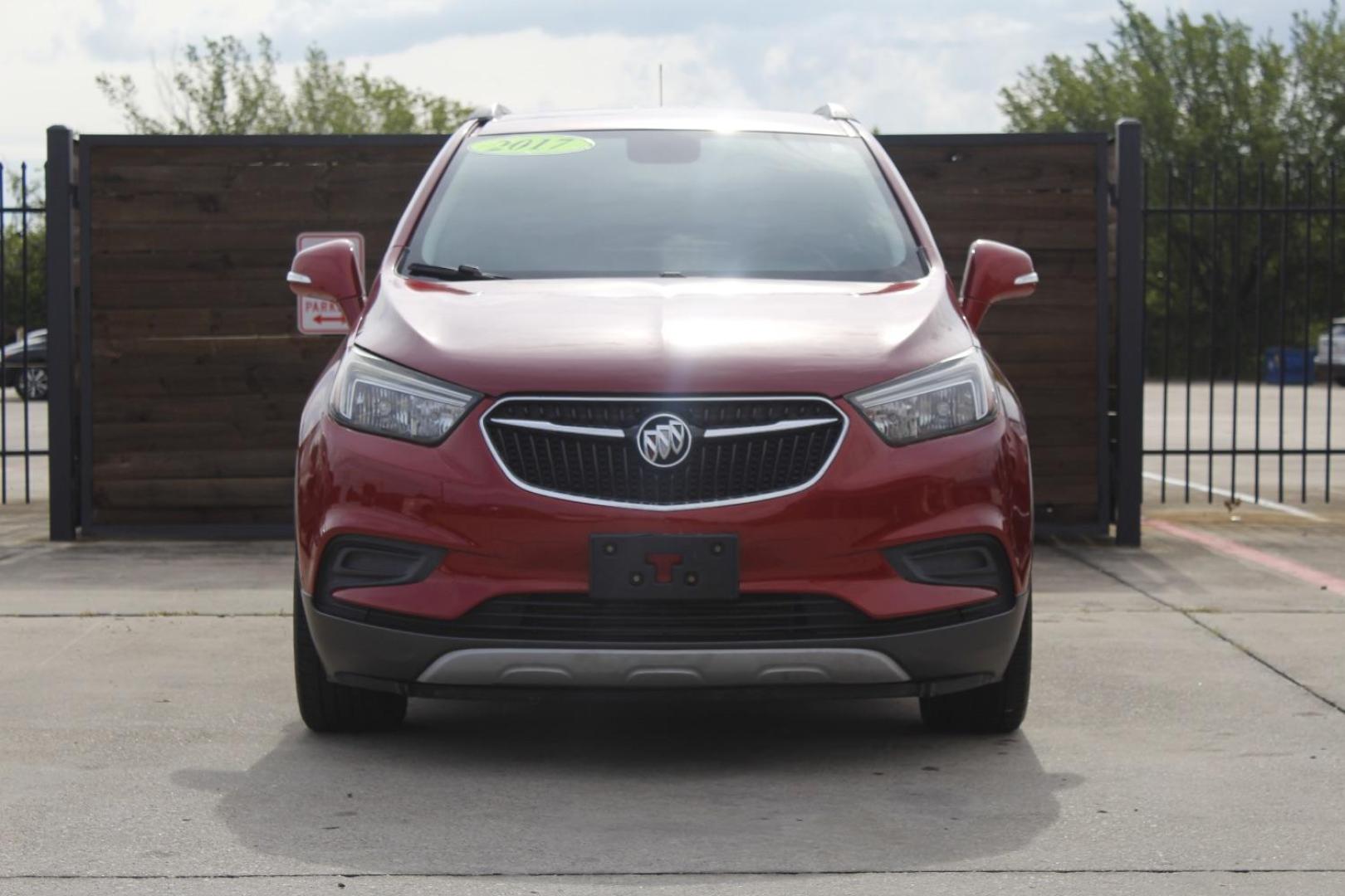 2017 Red Buick Encore Preferred (KL4CJASB0HB) with an Ecotec 1.4L I-4 DOHC engine, located at 2401 E Main St., Grand Prairie, TX, 75050, (972) 262-4440, 32.748981, -96.969643 - Photo#0