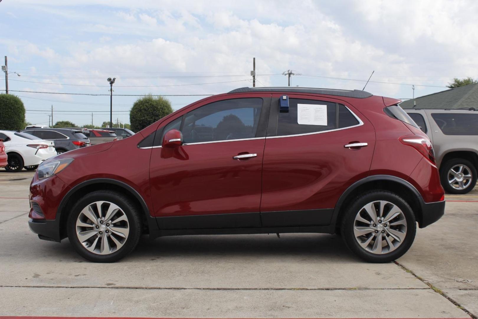 2017 Red Buick Encore Preferred (KL4CJASB0HB) with an Ecotec 1.4L I-4 DOHC engine, located at 2401 E Main St., Grand Prairie, TX, 75050, (972) 262-4440, 32.748981, -96.969643 - Photo#3
