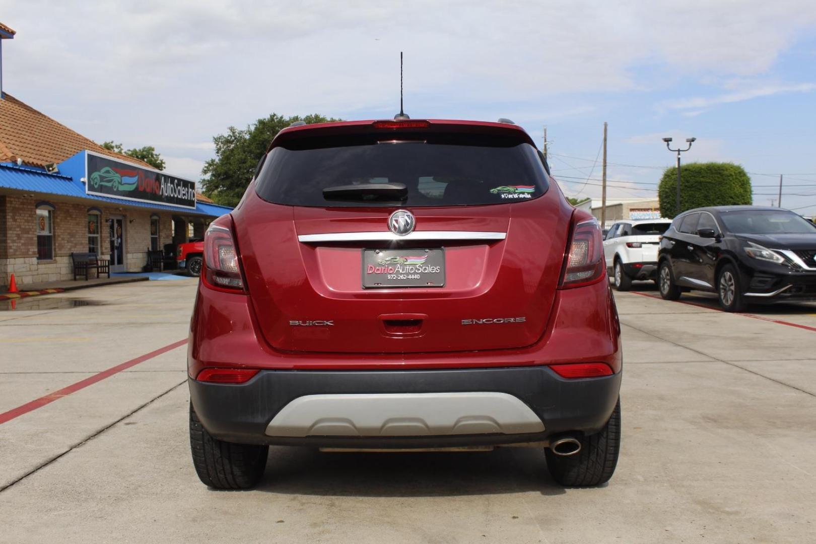 2017 Red Buick Encore Preferred (KL4CJASB0HB) with an Ecotec 1.4L I-4 DOHC engine, located at 2401 E Main St., Grand Prairie, TX, 75050, (972) 262-4440, 32.748981, -96.969643 - Photo#8