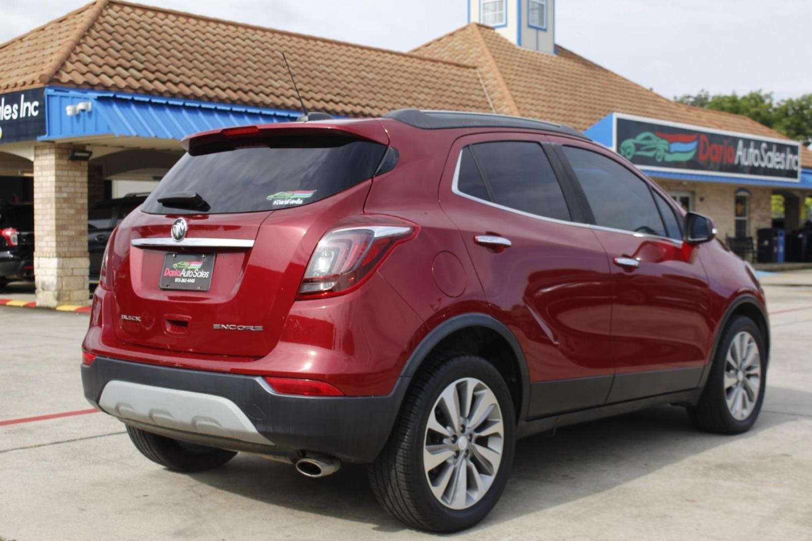 2017 Red Buick Encore Preferred (KL4CJASB0HB) with an Ecotec 1.4L I-4 DOHC engine, located at 2401 E Main St., Grand Prairie, TX, 75050, (972) 262-4440, 32.748981, -96.969643 - Photo#12