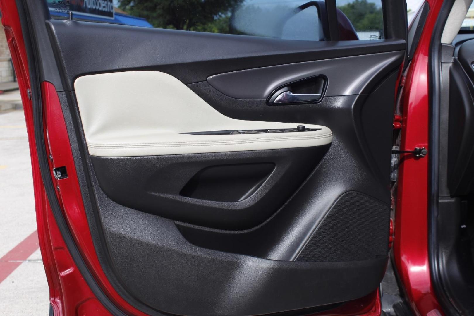 2017 Red Buick Encore Preferred (KL4CJASB0HB) with an Ecotec 1.4L I-4 DOHC engine, located at 2401 E Main St., Grand Prairie, TX, 75050, (972) 262-4440, 32.748981, -96.969643 - Photo#17