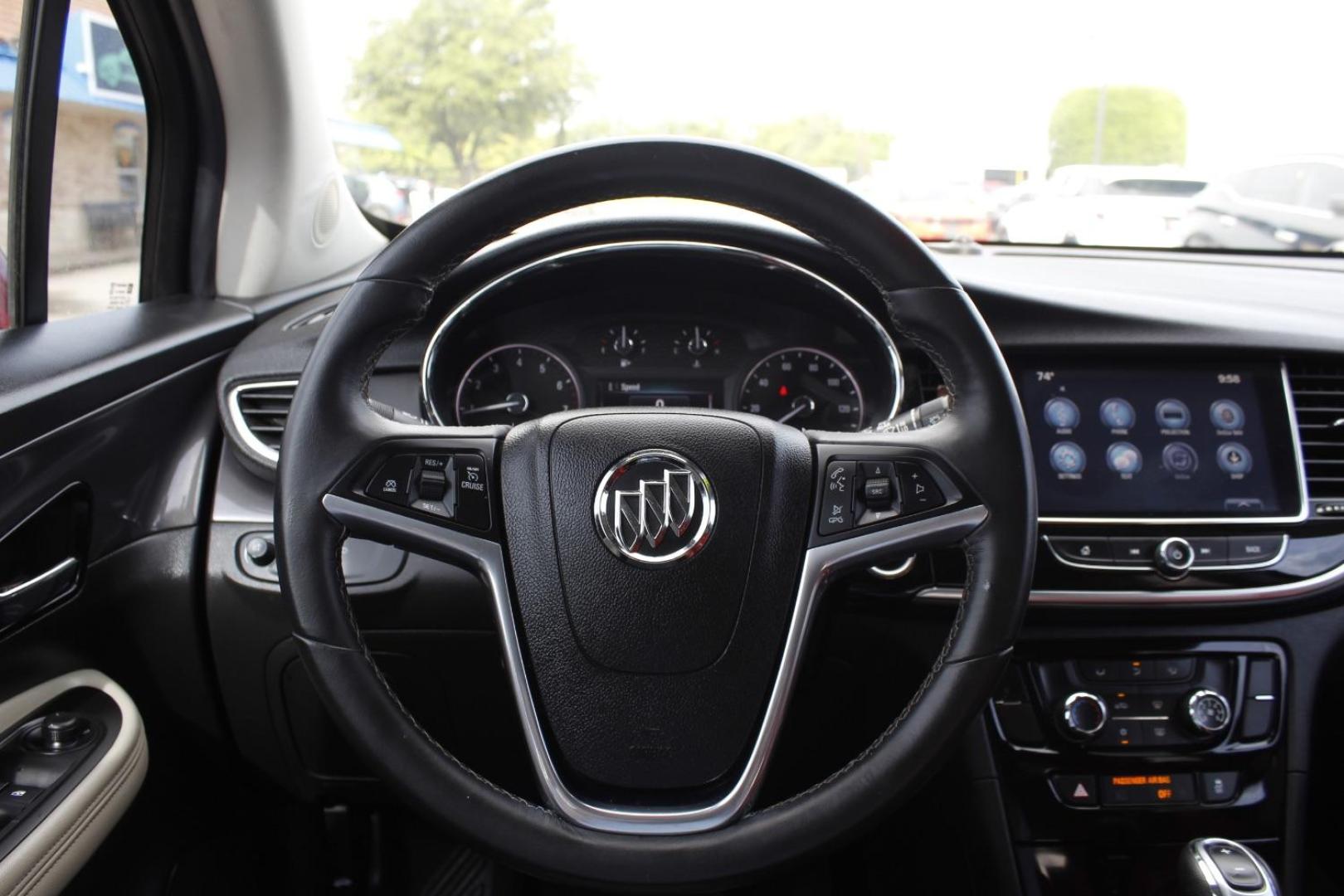 2017 Red Buick Encore Preferred (KL4CJASB0HB) with an Ecotec 1.4L I-4 DOHC engine, located at 2401 E Main St., Grand Prairie, TX, 75050, (972) 262-4440, 32.748981, -96.969643 - Photo#18