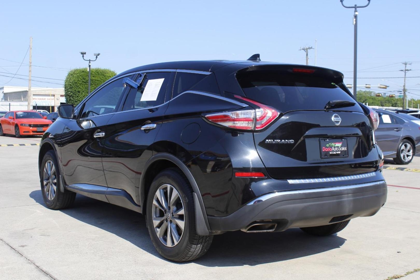 2018 Black Nissan Murano S (5N1AZ2MG6JN) with an 3.5L V-6 DOHC engine, located at 2401 E Main St., Grand Prairie, TX, 75050, (972) 262-4440, 32.748981, -96.969643 - Photo#6