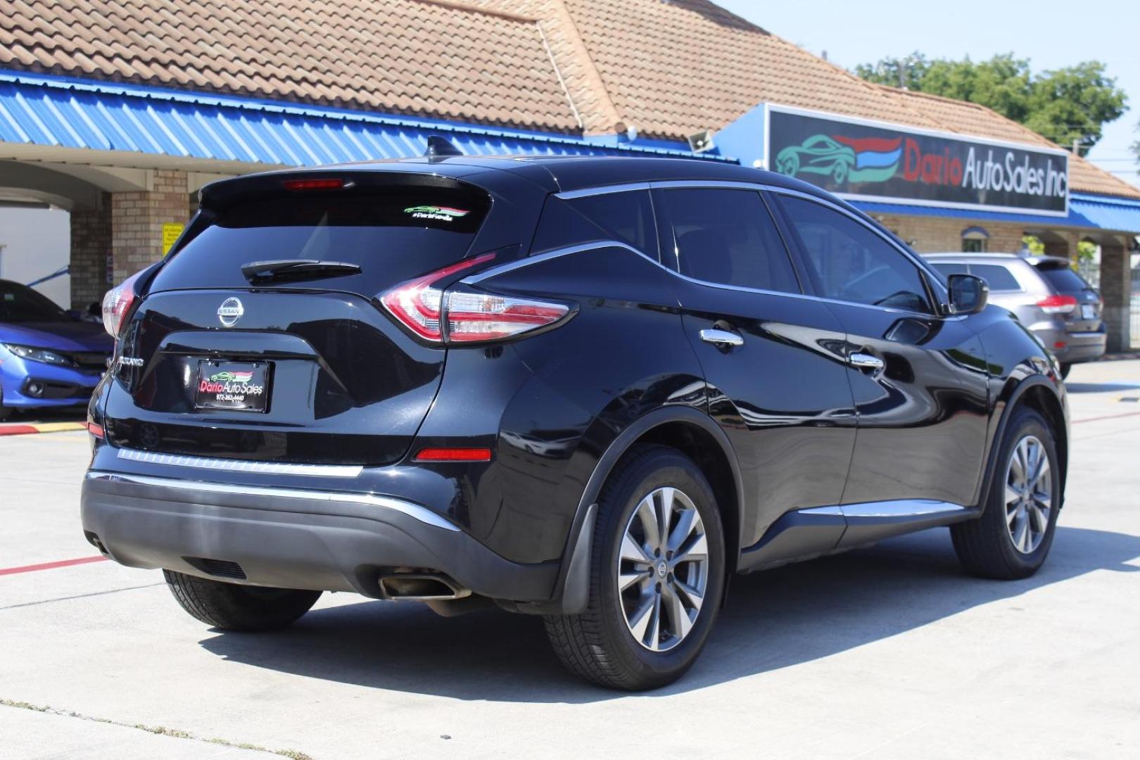 2018 Black Nissan Murano S (5N1AZ2MG6JN) with an 3.5L V-6 DOHC engine, located at 2401 E Main St., Grand Prairie, TX, 75050, (972) 262-4440, 32.748981, -96.969643 - Photo#8
