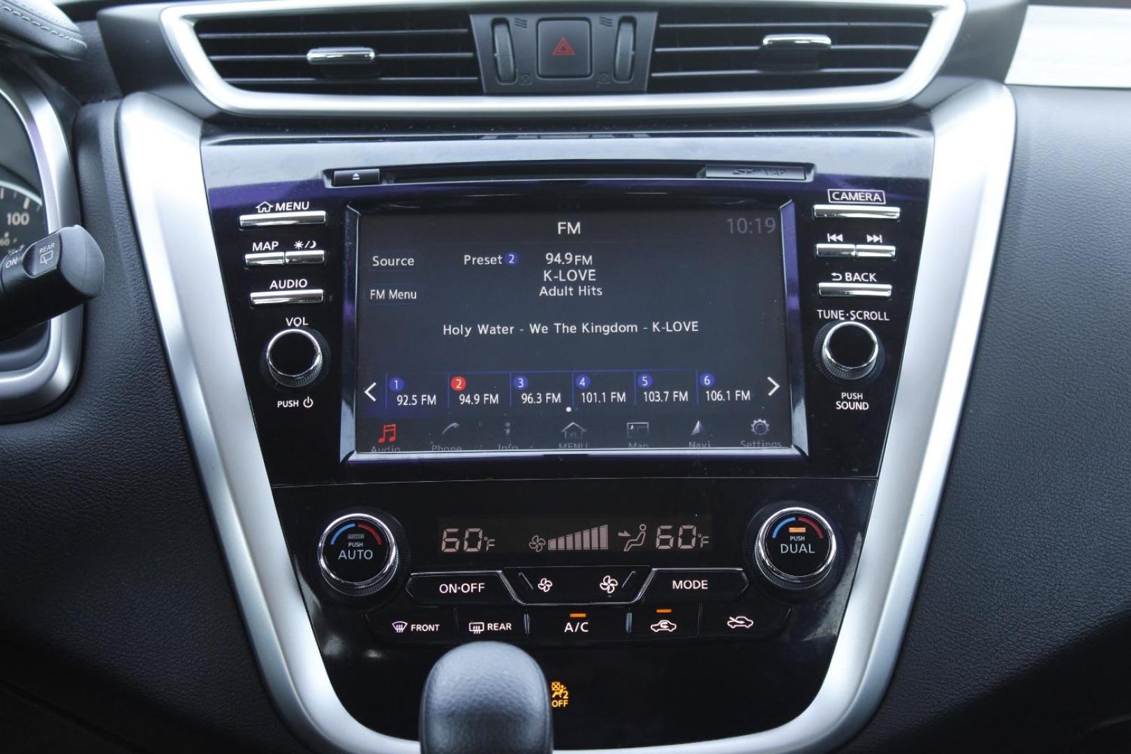 2018 Black Nissan Murano S (5N1AZ2MG6JN) with an 3.5L V-6 DOHC engine, located at 2401 E Main St., Grand Prairie, TX, 75050, (972) 262-4440, 32.748981, -96.969643 - Photo#14