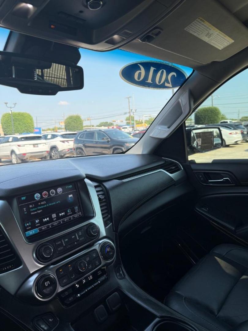 2016 Black Chevrolet Tahoe LT (1GNSKBKCXGR) with an EcoTec3 5.3L V-8 gasoline direct injection engine, located at 2401 E Main St., Grand Prairie, TX, 75050, (972) 262-4440, 32.748981, -96.969643 - Photo#18