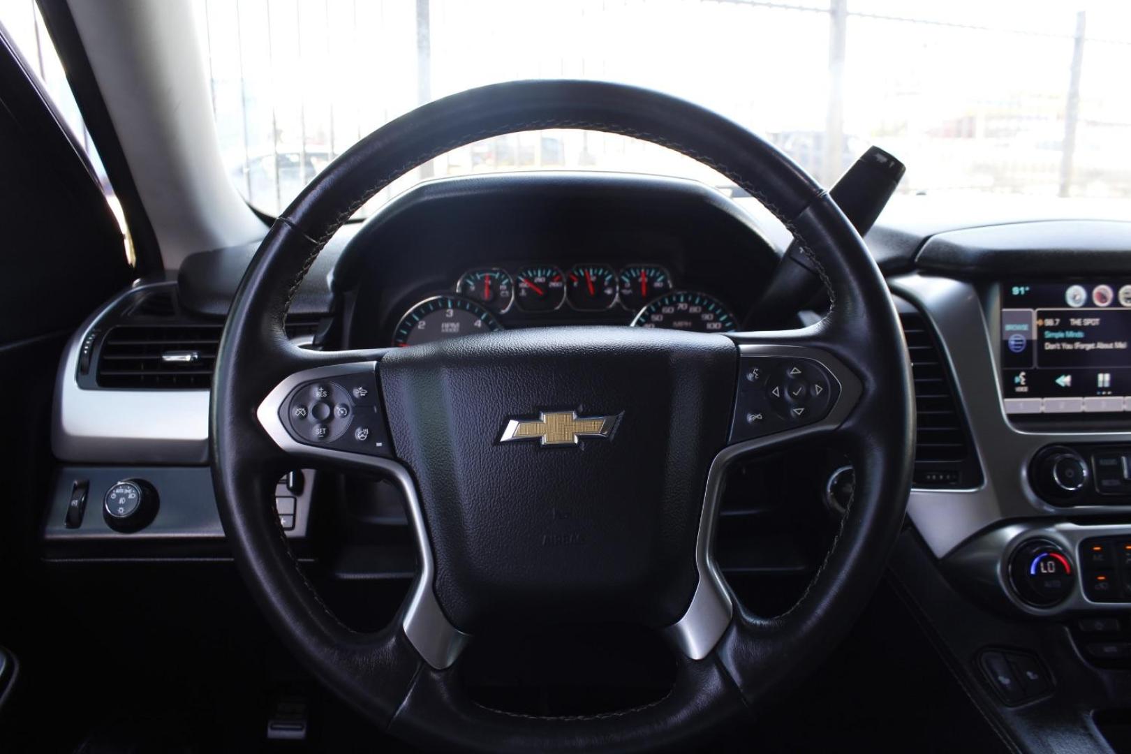 2015 Black Chevrolet Suburban 1500 LT (1GNSCJKC5FR) with an EcoTec3 5.3L V-8 gasoline direct injection engine, located at 2401 E Main St., Grand Prairie, TX, 75050, (972) 262-4440, 32.748981, -96.969643 - Photo#12