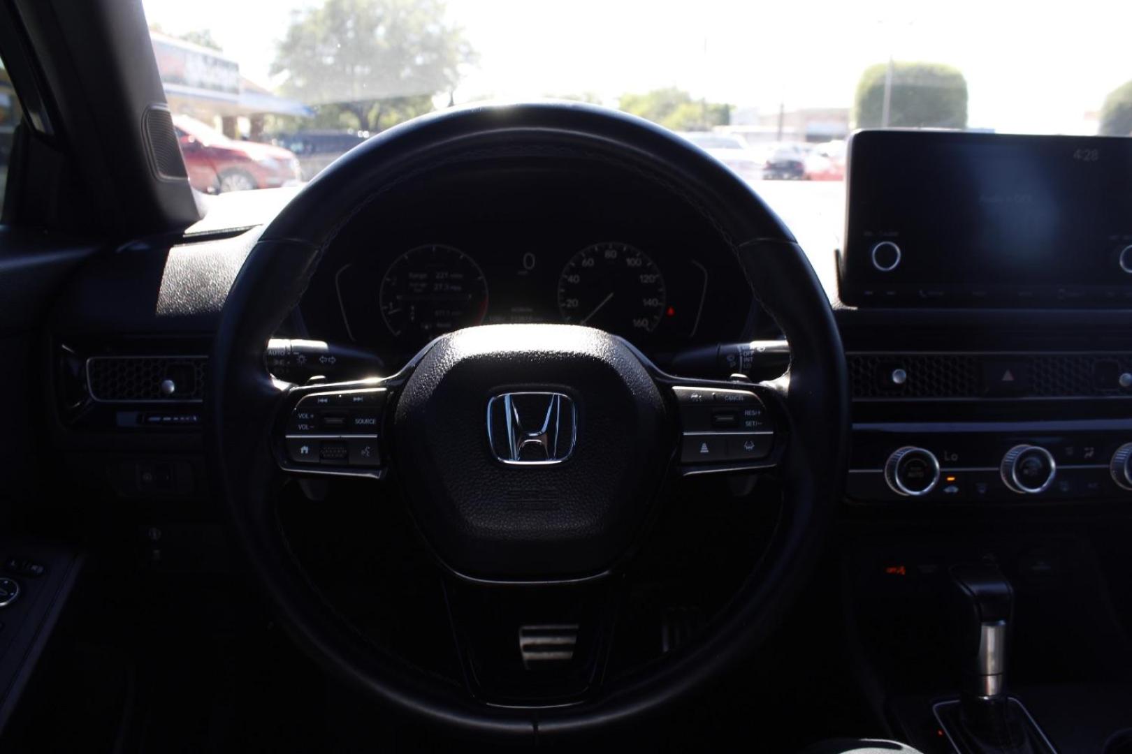 2022 Gray Honda Civic Sport Sedan (2HGFE2F55NH) with an 2L I-4 gasoline direct injection engine, located at 2401 E Main St., Grand Prairie, TX, 75050, (972) 262-4440, 32.748981, -96.969643 - Photo#8