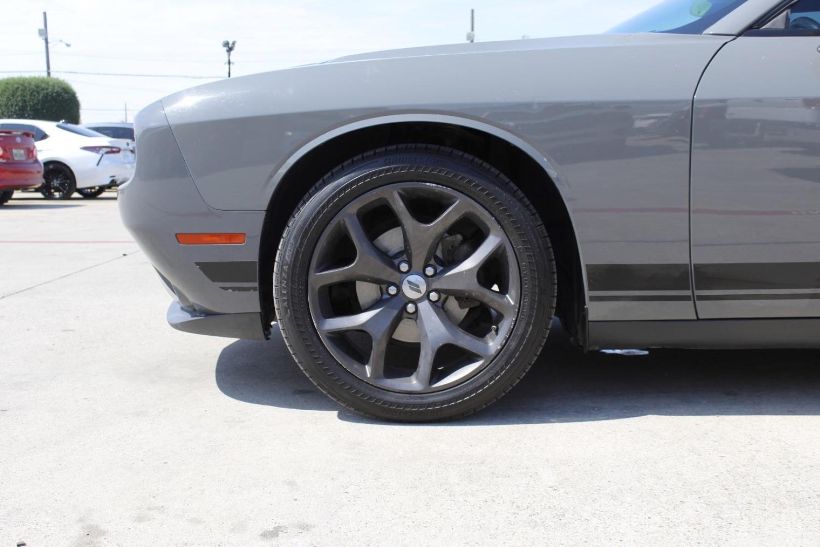 2017 Gray Dodge Challenger SXT (2C3CDZAGXHH) with an Pentastar 3.6L V-6 DOHC engine, located at 2401 E Main St., Grand Prairie, TX, 75050, (972) 262-4440, 32.748981, -96.969643 - Photo#3