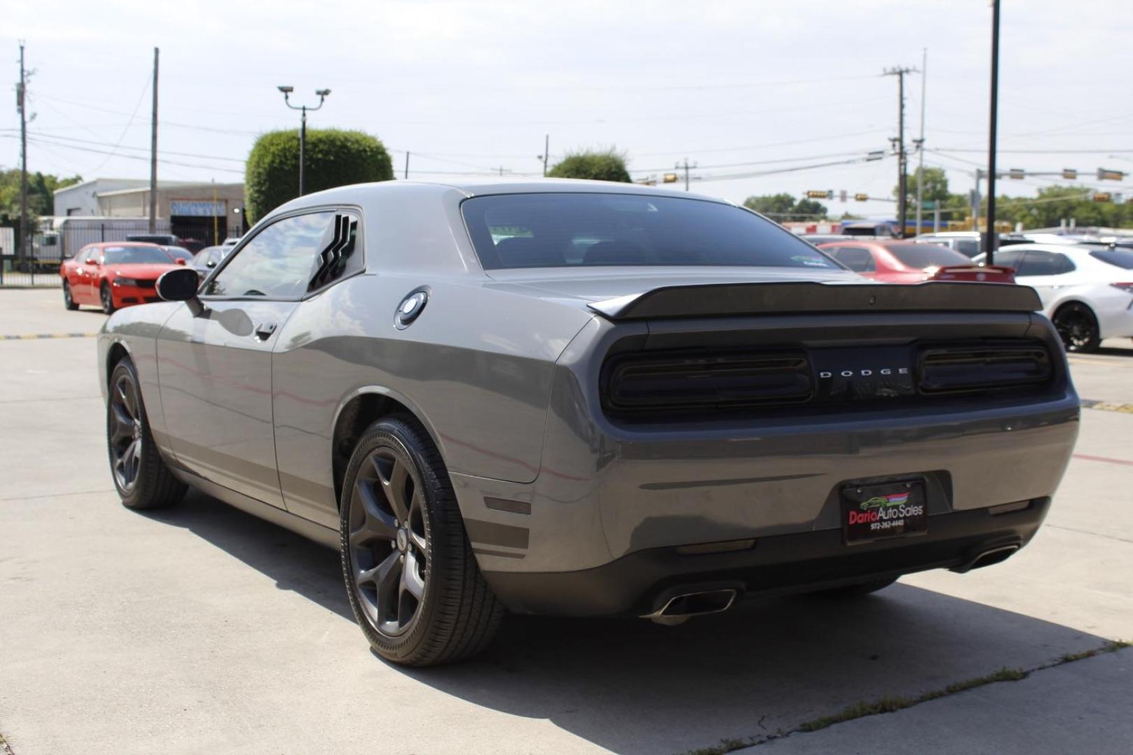 2017 Gray Dodge Challenger SXT (2C3CDZAGXHH) with an Pentastar 3.6L V-6 DOHC engine, located at 2401 E Main St., Grand Prairie, TX, 75050, (972) 262-4440, 32.748981, -96.969643 - Photo#6