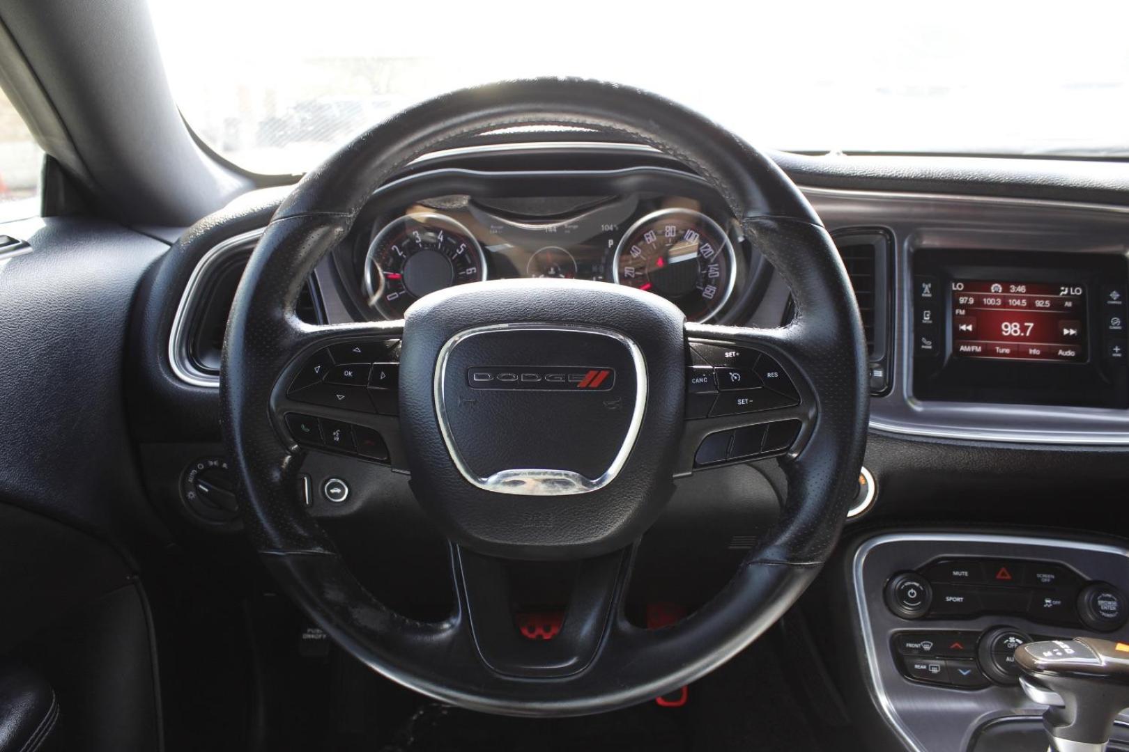 2017 Gray Dodge Challenger SXT (2C3CDZAGXHH) with an Pentastar 3.6L V-6 DOHC engine, located at 2401 E Main St., Grand Prairie, TX, 75050, (972) 262-4440, 32.748981, -96.969643 - Photo#9