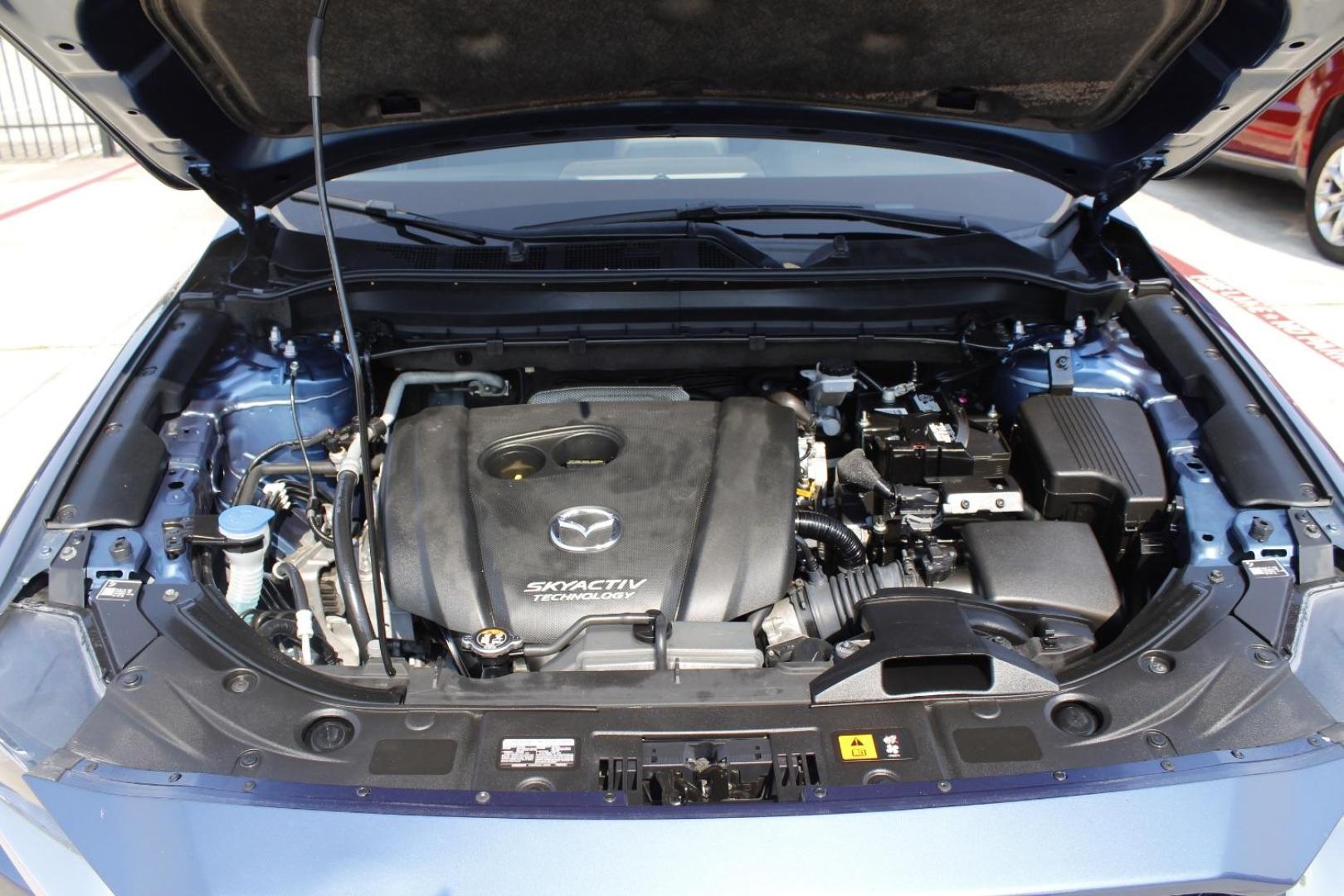 2018 Blue Mazda CX-5 Sport (JM3KFABM6J1) with an SKYACTIV-G 2.5L I-4 gasoline direct injection engine, located at 2401 E Main St., Grand Prairie, TX, 75050, (972) 262-4440, 32.748981, -96.969643 - Photo#10
