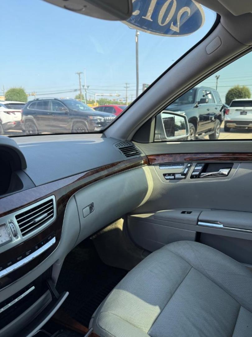2013 Silver Mercedes-Benz S 550 S-CLASS (WDDNG7DB9DA) , located at 2401 E Main St., Grand Prairie, TX, 75050, (972) 262-4440, 32.748981, -96.969643 - Photo#21