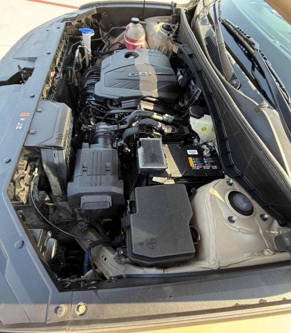 2023 Tan Hyundai Santa Cruz SEL (5NTJBDAE7PH) with an Smartstream 2.5L I-4 port/direct injection engine, located at 2401 E Main St., Grand Prairie, TX, 75050, (972) 262-4440, 32.748981, -96.969643 - Photo#23
