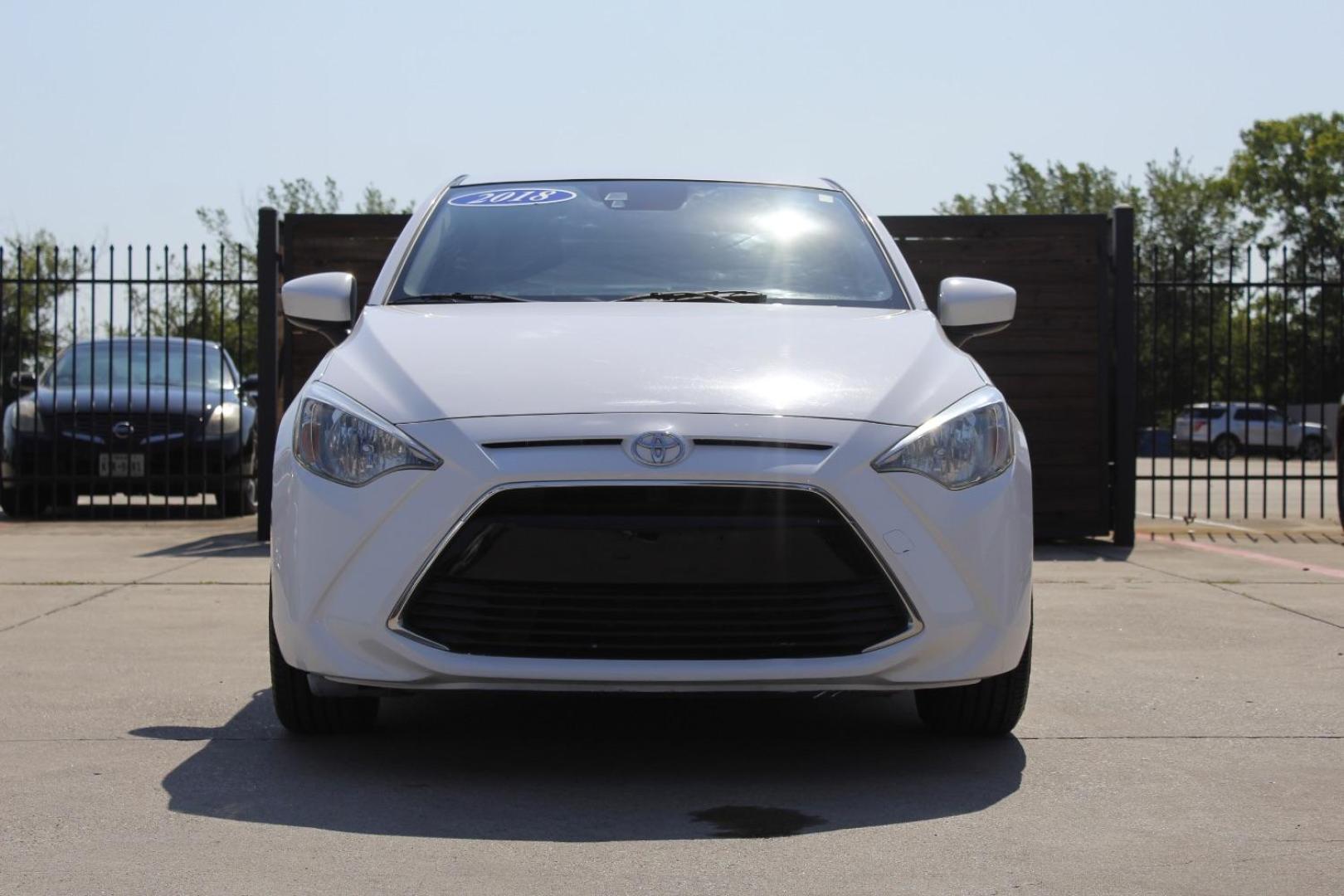 2018 White Toyota Yaris iA gs (3MYDLBYV1JY) , located at 2401 E Main St., Grand Prairie, TX, 75050, (972) 262-4440, 32.748981, -96.969643 - Photo#0