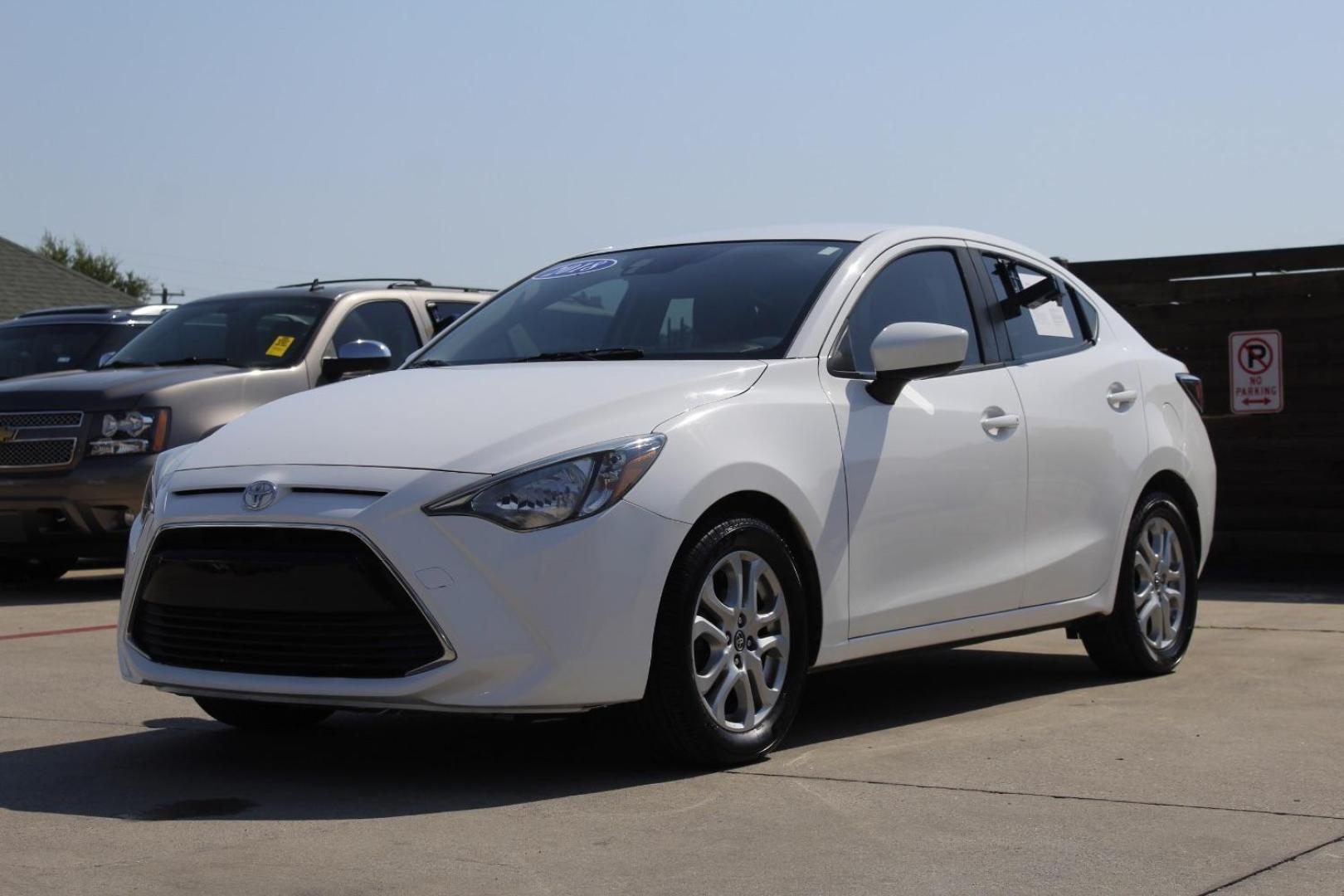 2018 White Toyota Yaris iA gs (3MYDLBYV1JY) , located at 2401 E Main St., Grand Prairie, TX, 75050, (972) 262-4440, 32.748981, -96.969643 - Photo#1