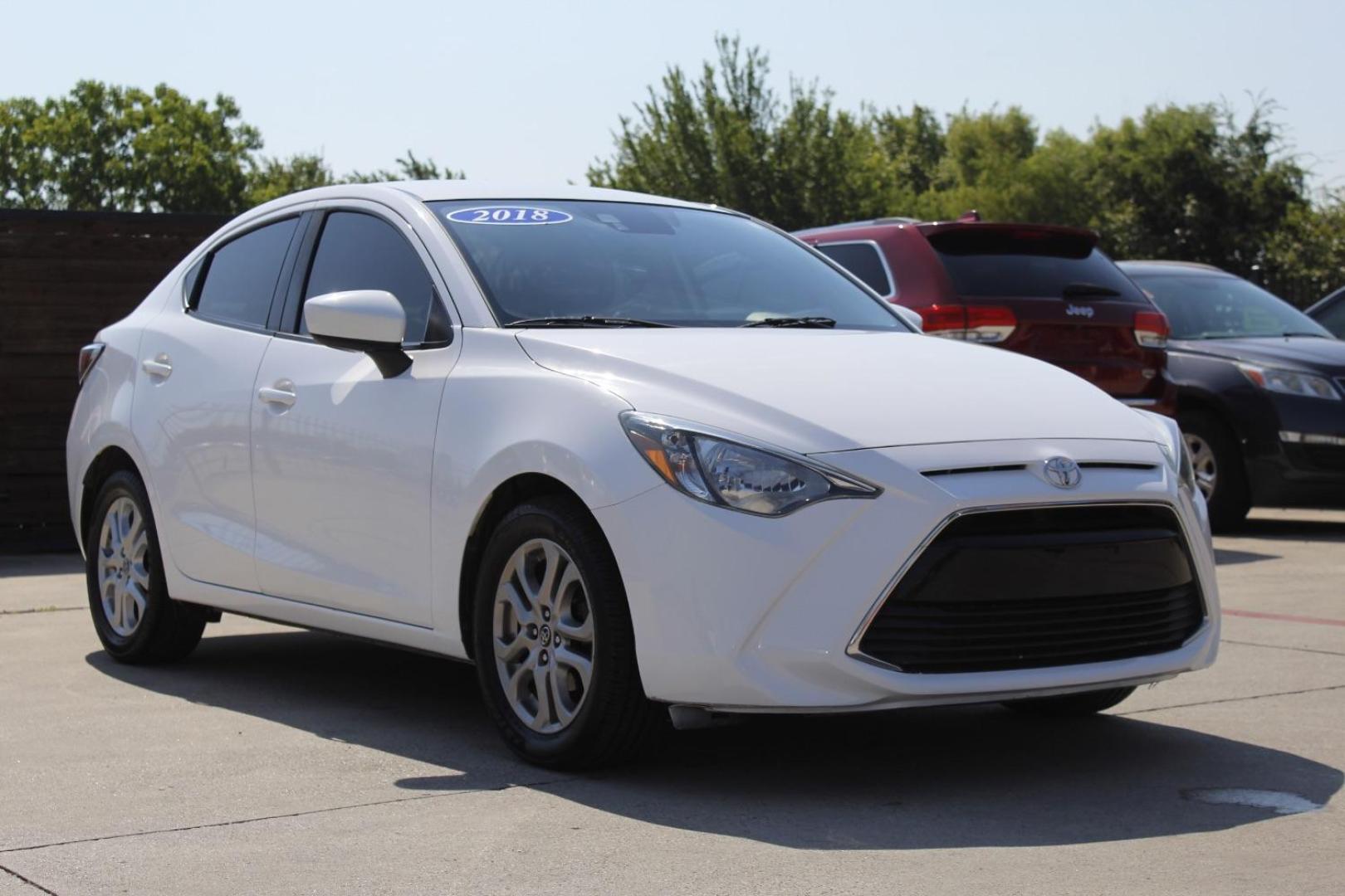 2018 White Toyota Yaris iA gs (3MYDLBYV1JY) , located at 2401 E Main St., Grand Prairie, TX, 75050, (972) 262-4440, 32.748981, -96.969643 - Photo#2