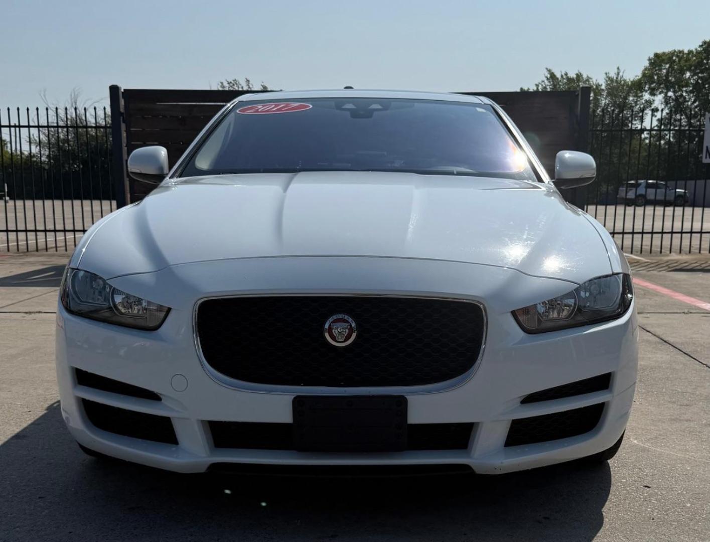 2017 White Jaguar XE 25t Premium (SAJAD4BG1HA) with an 2L I-4 gasoline direct injection engine, located at 2401 E Main St., Grand Prairie, TX, 75050, (972) 262-4440, 32.748981, -96.969643 - Photo#0