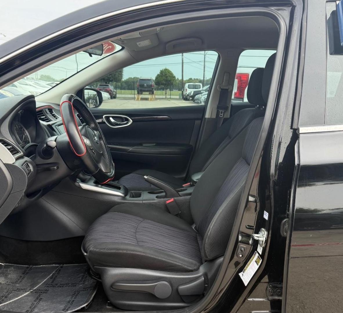 2019 Black Nissan Sentra SV (3N1AB7AP8KY) with an 1.8L I-4 DOHC engine, located at 2401 E Main St., Grand Prairie, TX, 75050, (972) 262-4440, 32.748981, -96.969643 - Photo#13
